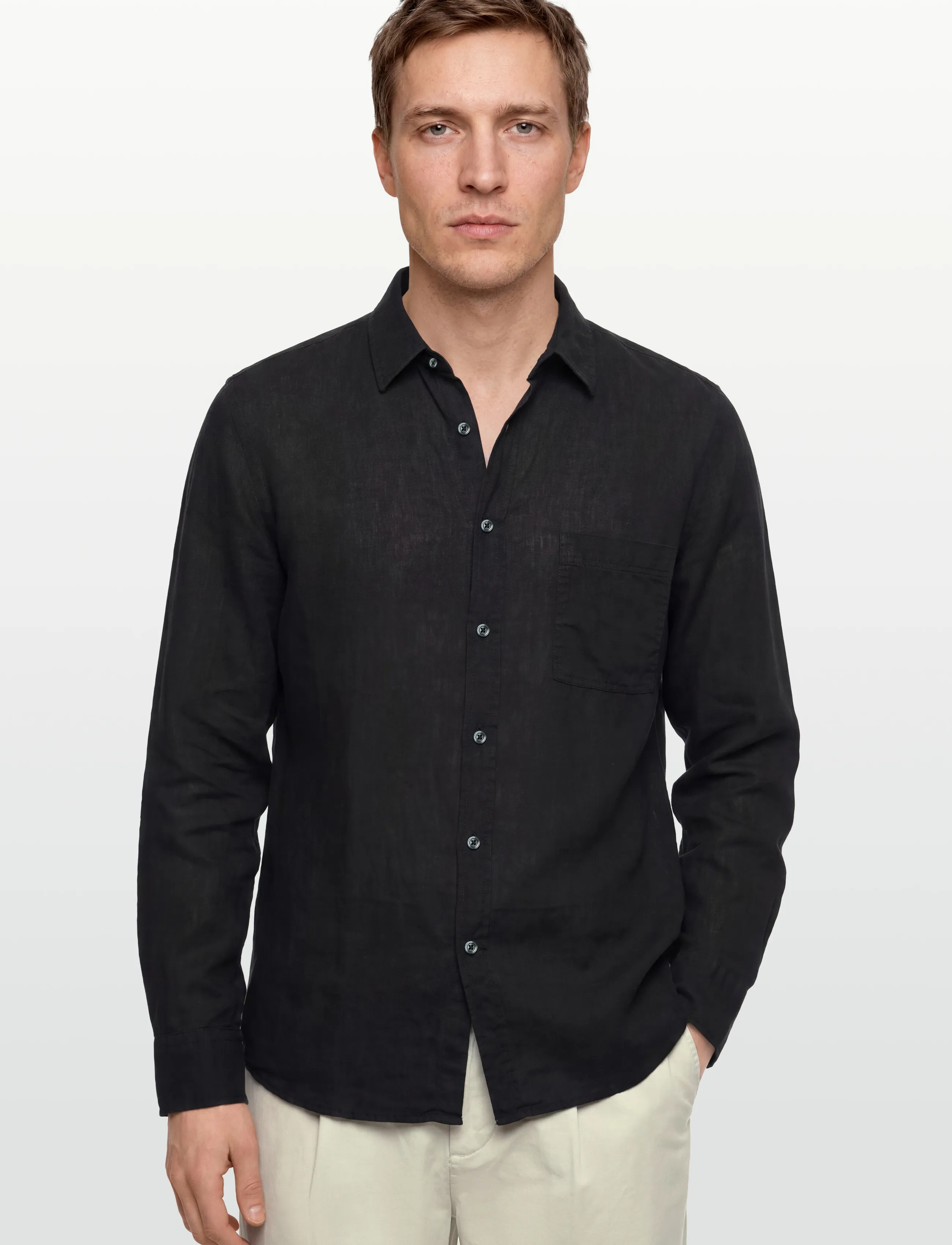 BOSS - Relegant_6_M - hørskjorter - black - 3