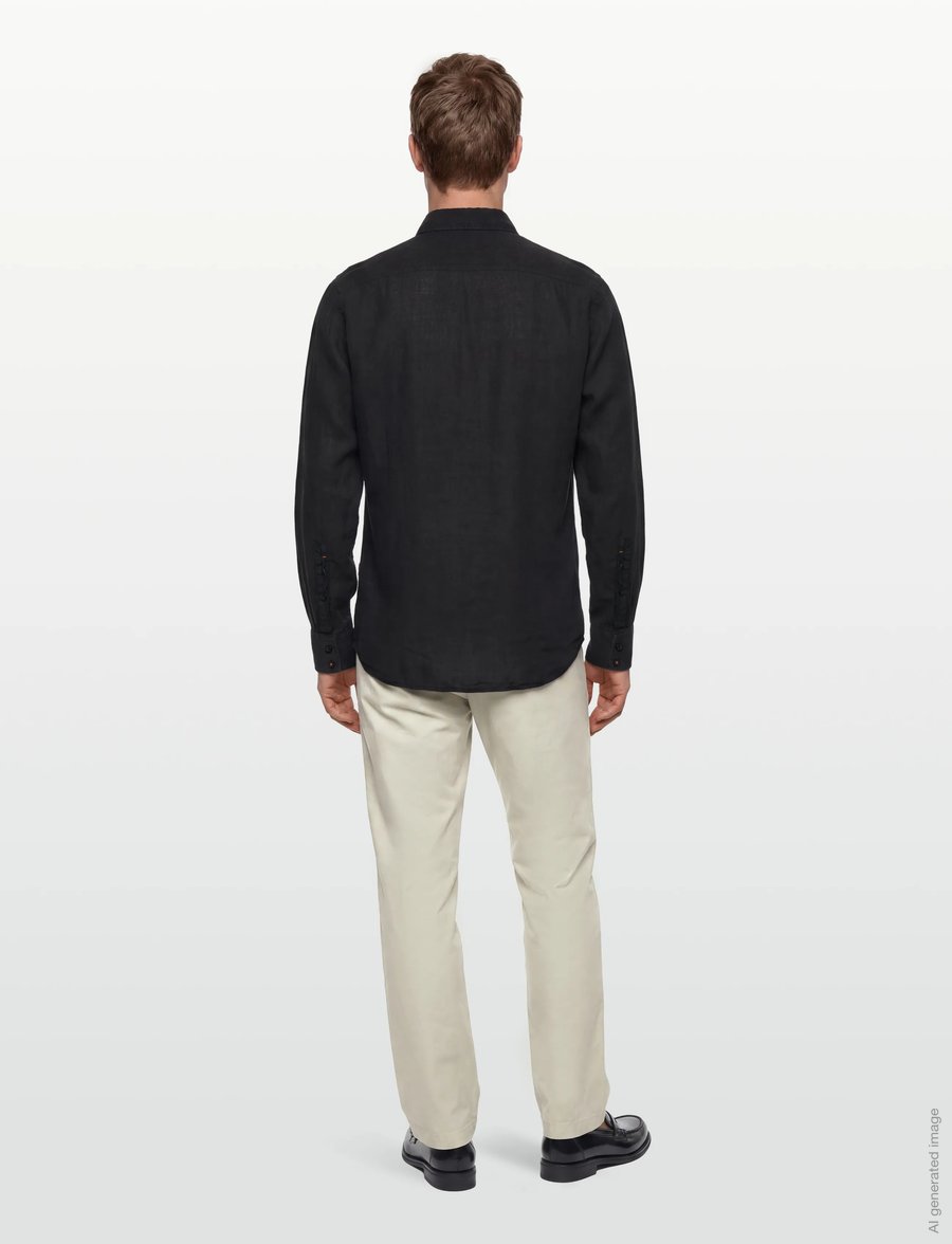 BOSS - Relegant_6_M - leinenhemden - black - 4