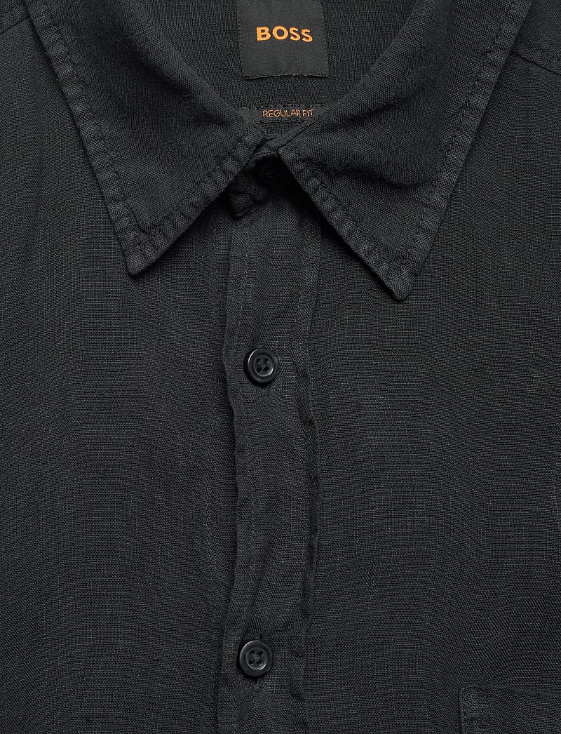 BOSS - Relegant_6_M - leinenhemden - black - 2