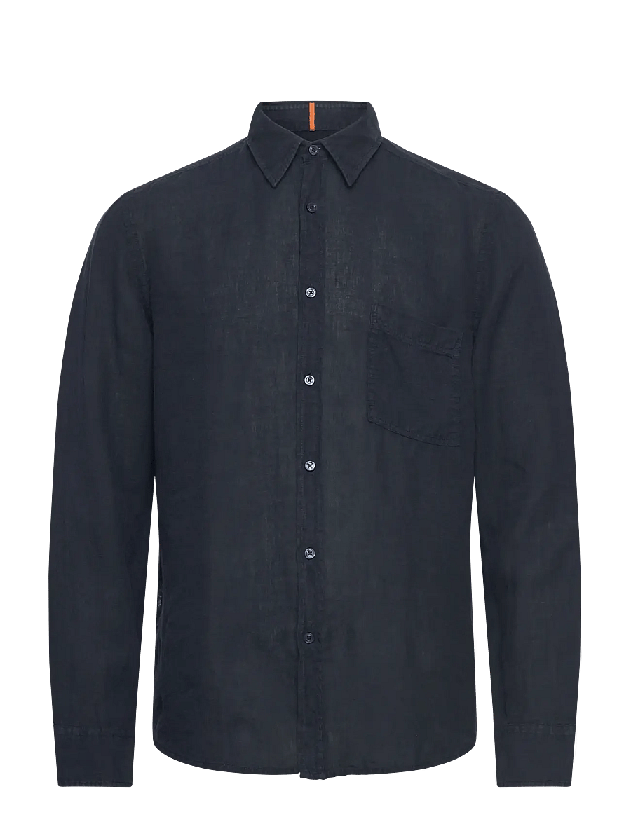 BOSS - Relegant_6_M - leinenhemden - dark blue - 0
