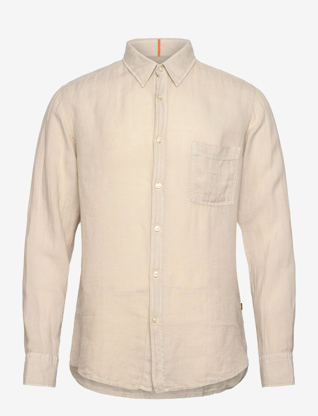 BOSS - Relegant_6_M - koszule lniane - light beige - 0