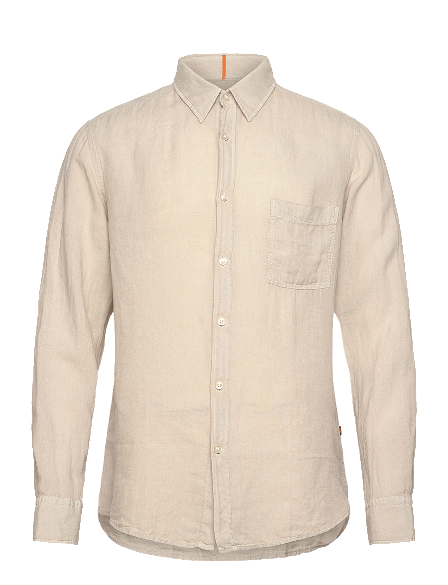 BOSS - Relegant_6_M - leinenhemden - light beige - 0