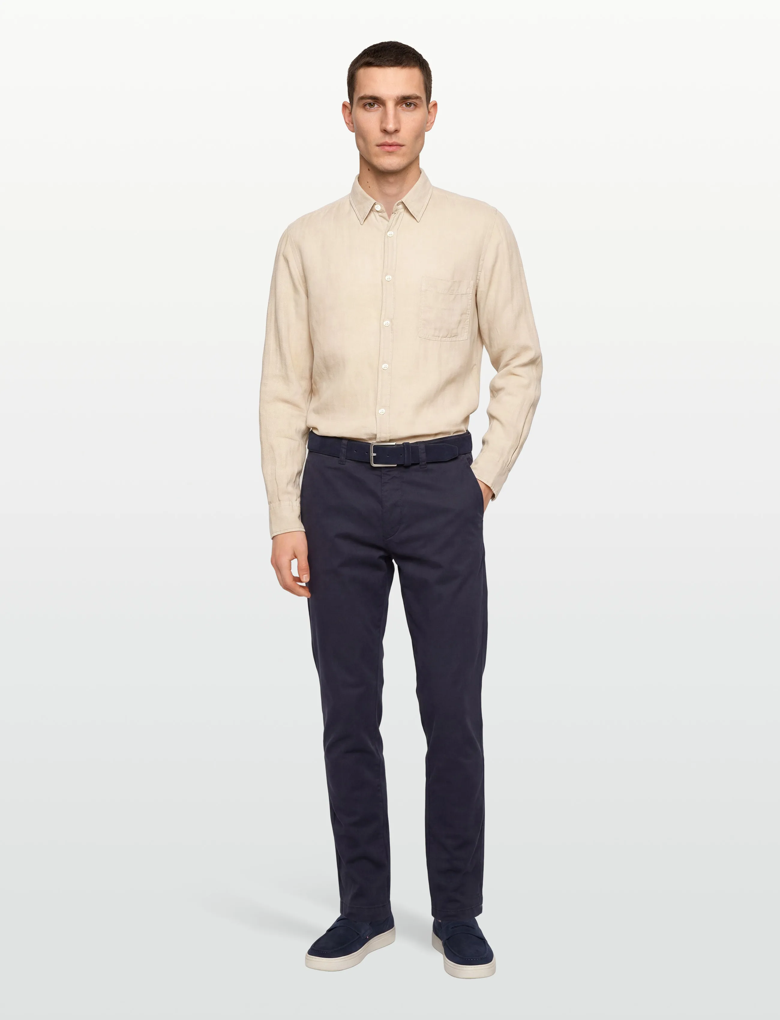 BOSS - Relegant_6_M - hørskjorter - light beige - 0