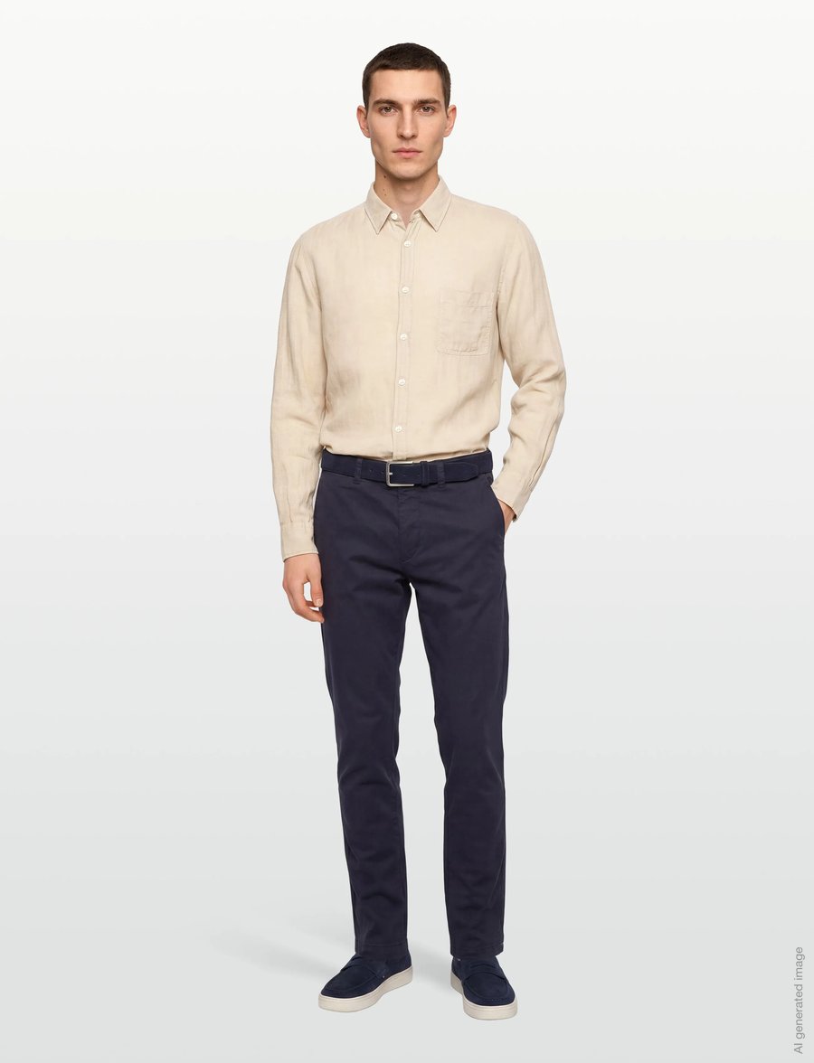 BOSS - Relegant_6_M - leinenhemden - light beige - 0