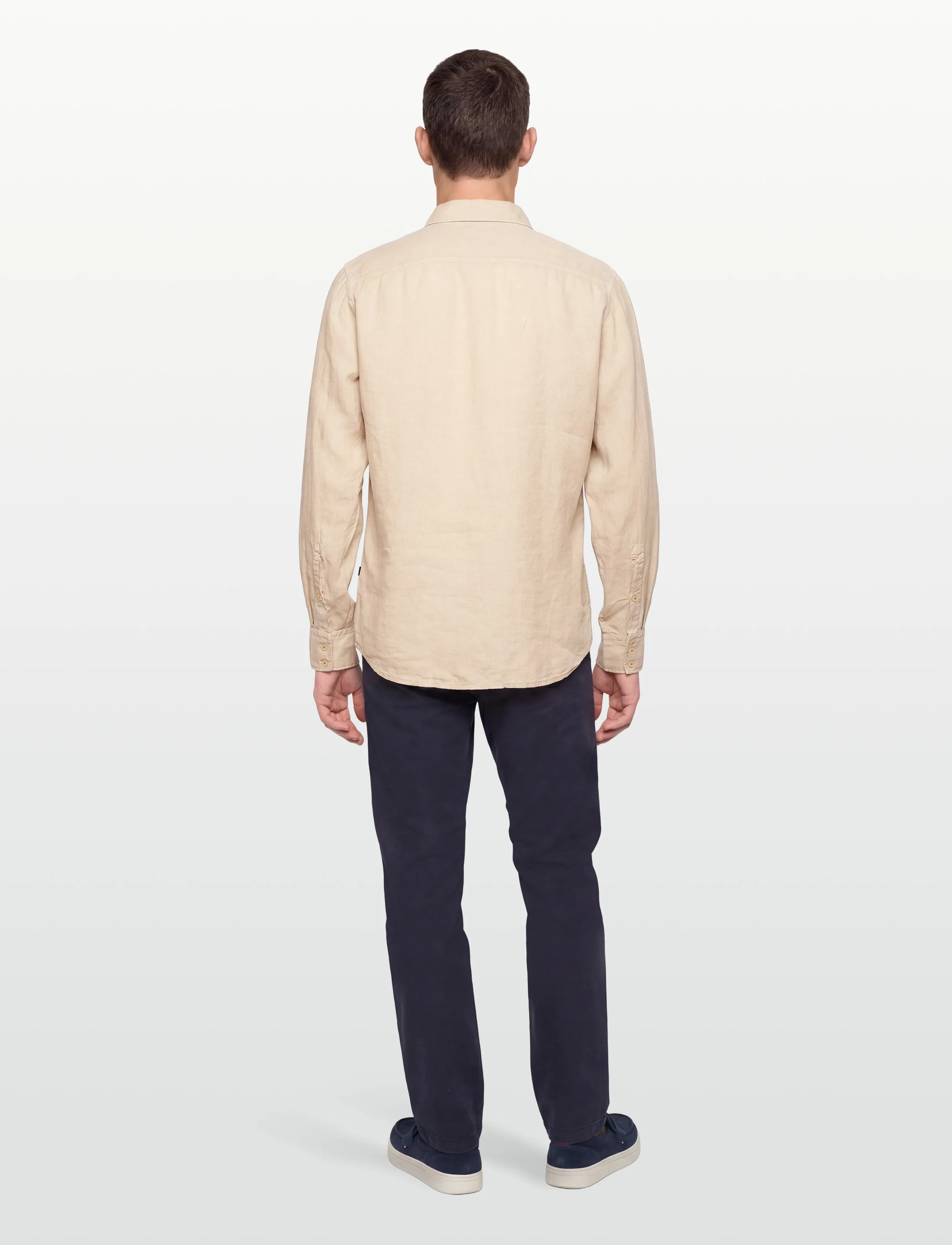 BOSS - Relegant_6_M - hørskjorter - light beige - 4