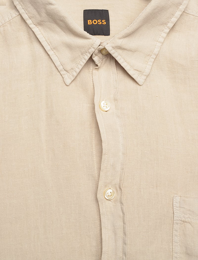 BOSS - Relegant_6_M - koszule lniane - light beige - 2