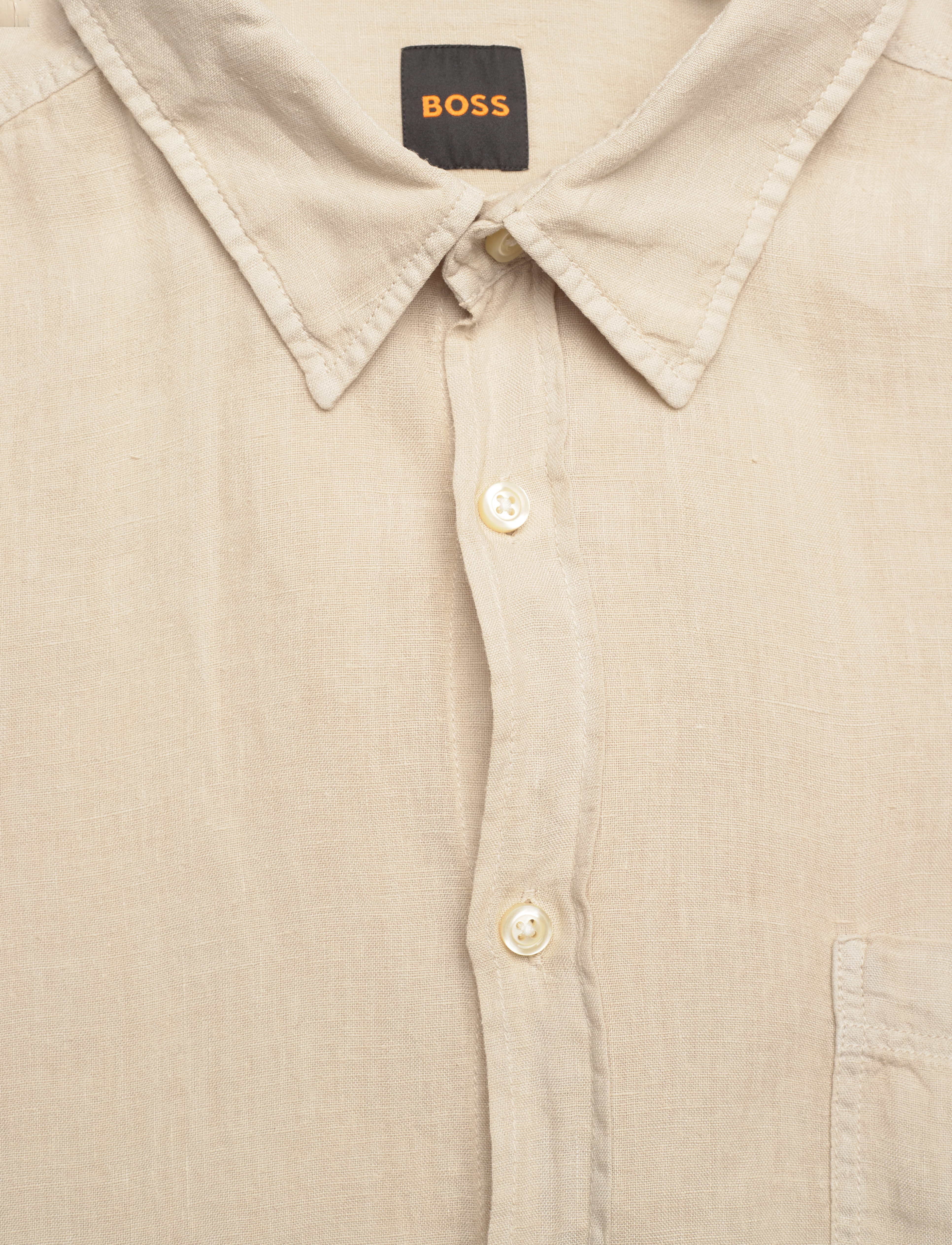 BOSS - Relegant_6_M - leinenhemden - light beige - 2