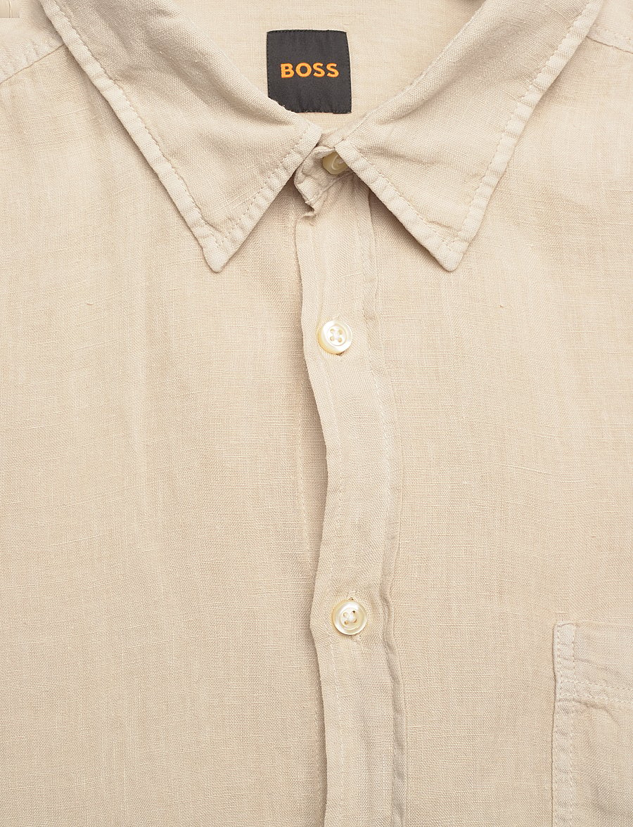 BOSS - Relegant_6_M - leinenhemden - light beige - 2