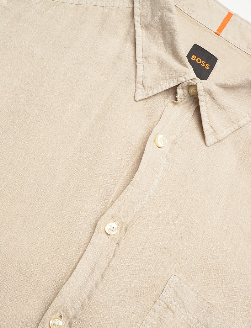 BOSS - Relegant_6_M - koszule lniane - light beige - 3