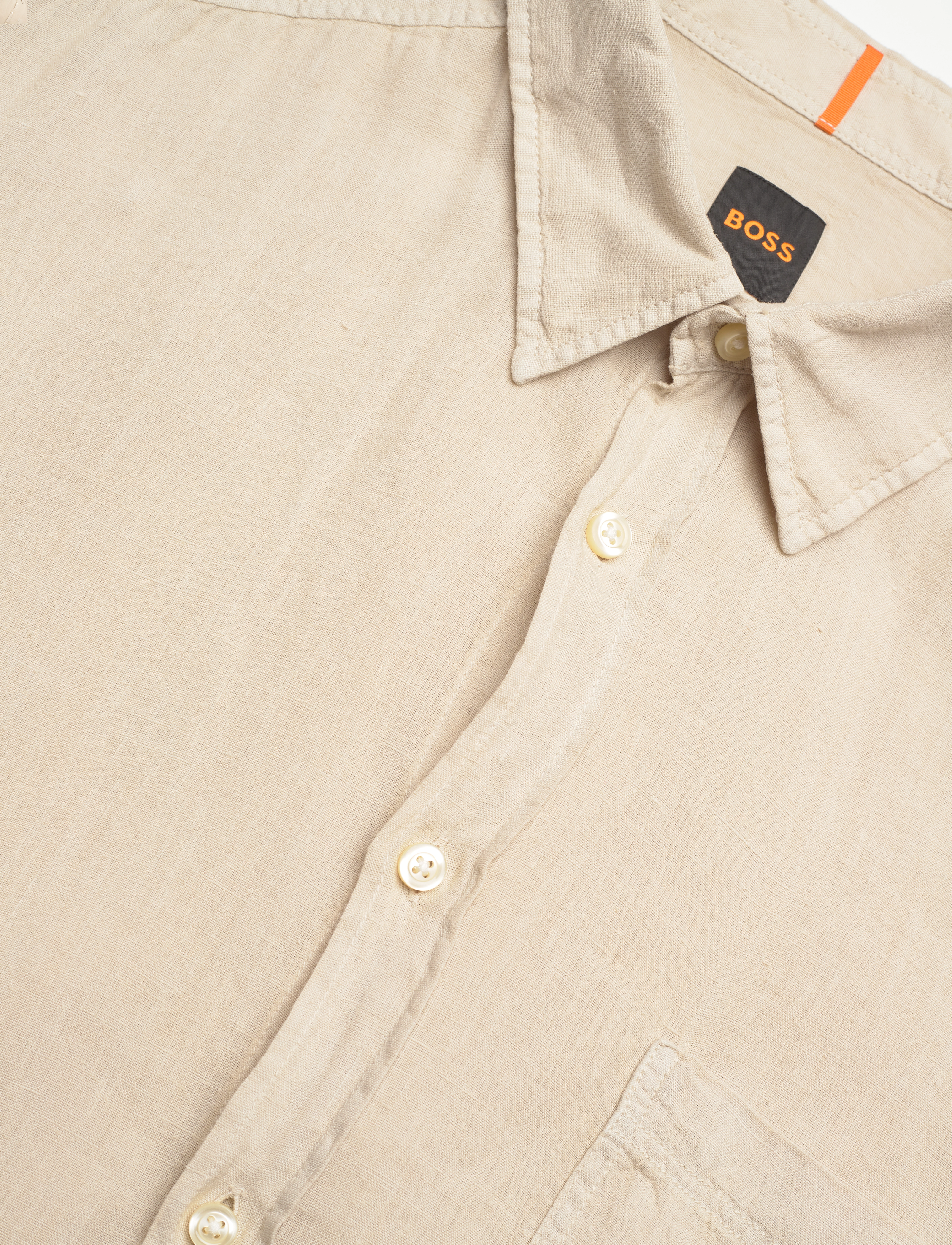 BOSS - Relegant_6_M - leinenhemden - light beige - 3