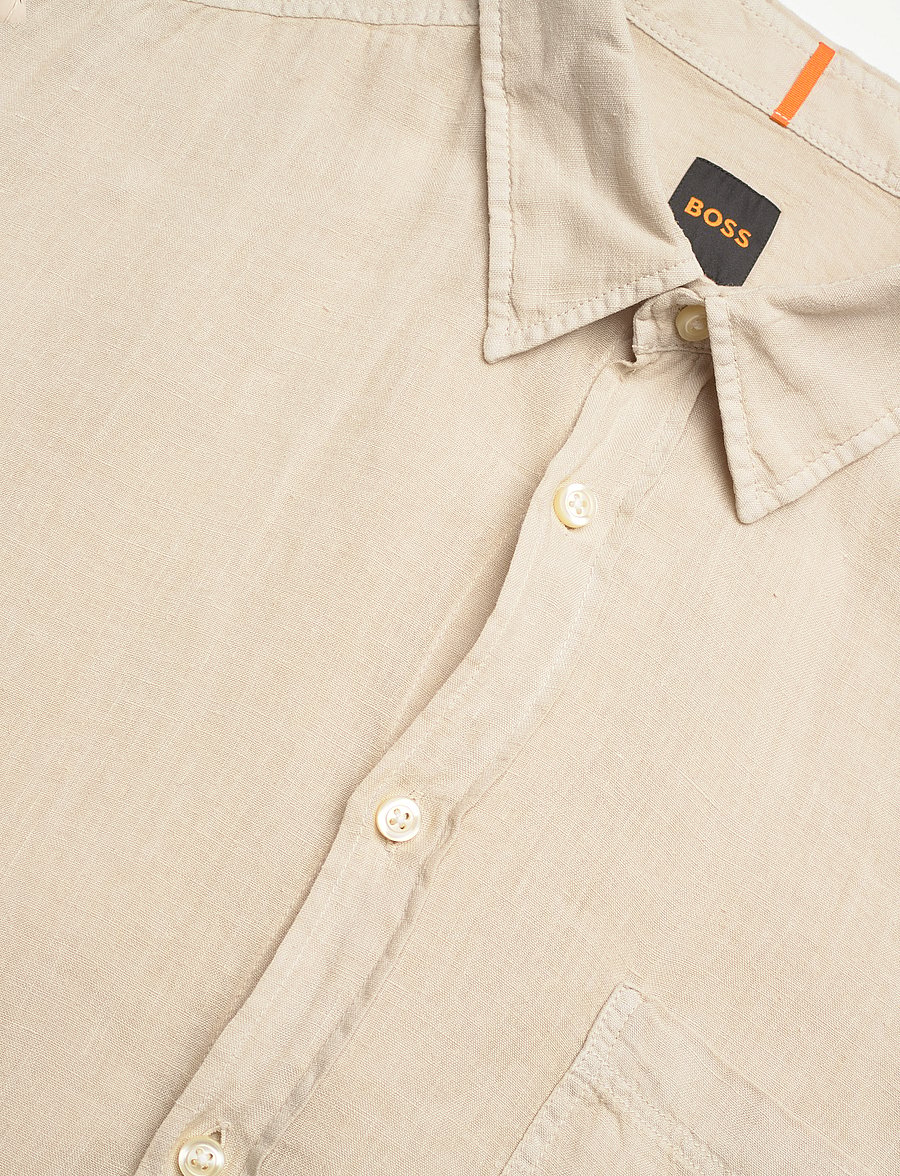 BOSS - Relegant_6_M - leinenhemden - light beige - 3