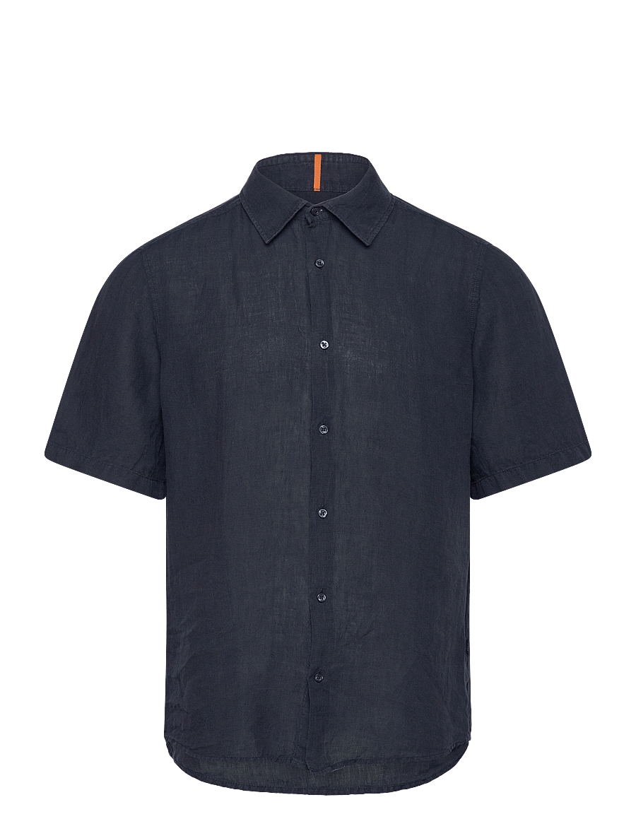BOSS - Rash_2_M - linen shirts - dark blue - 1