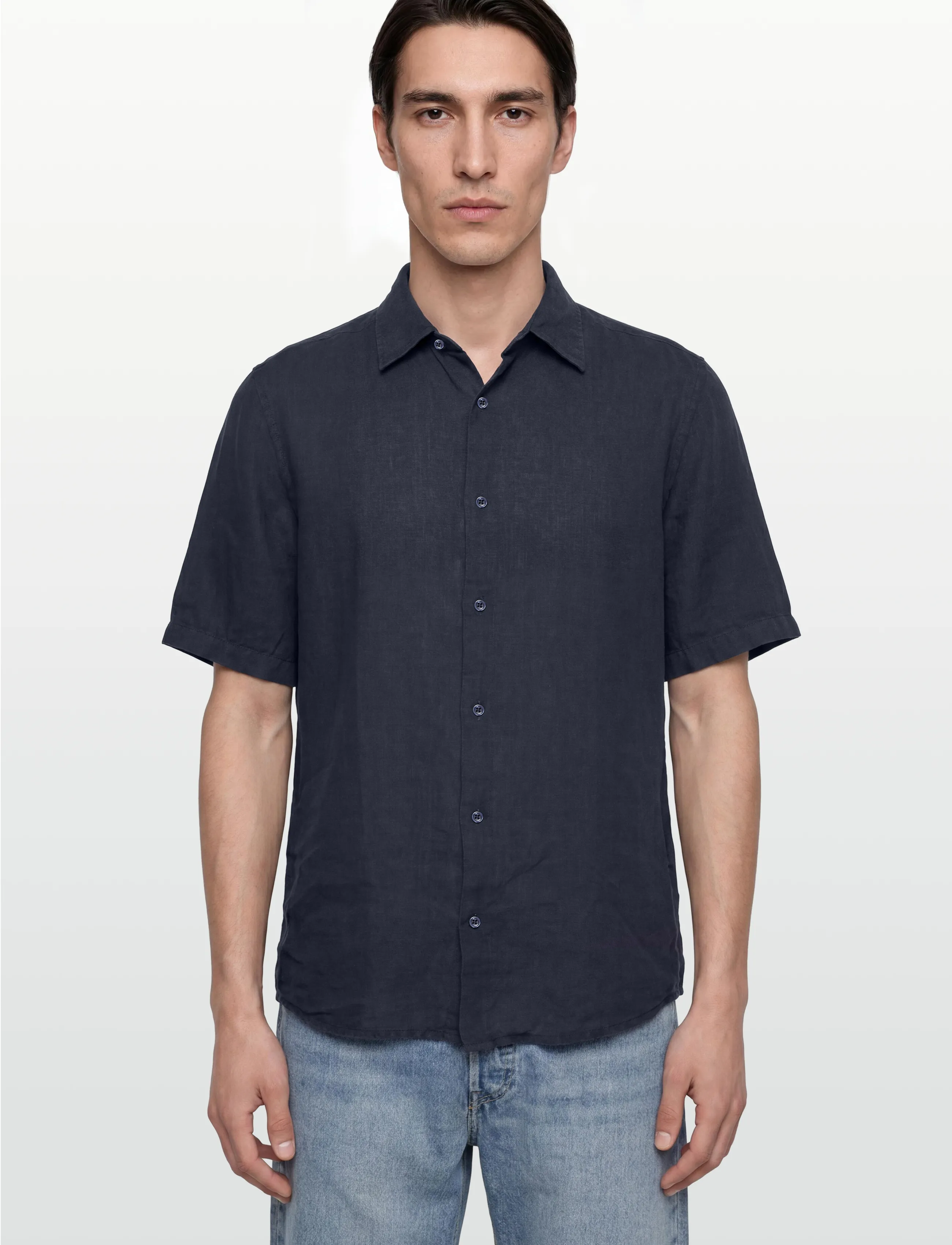 BOSS - Rash_2_M - linnen overhemden - dark blue - 3
