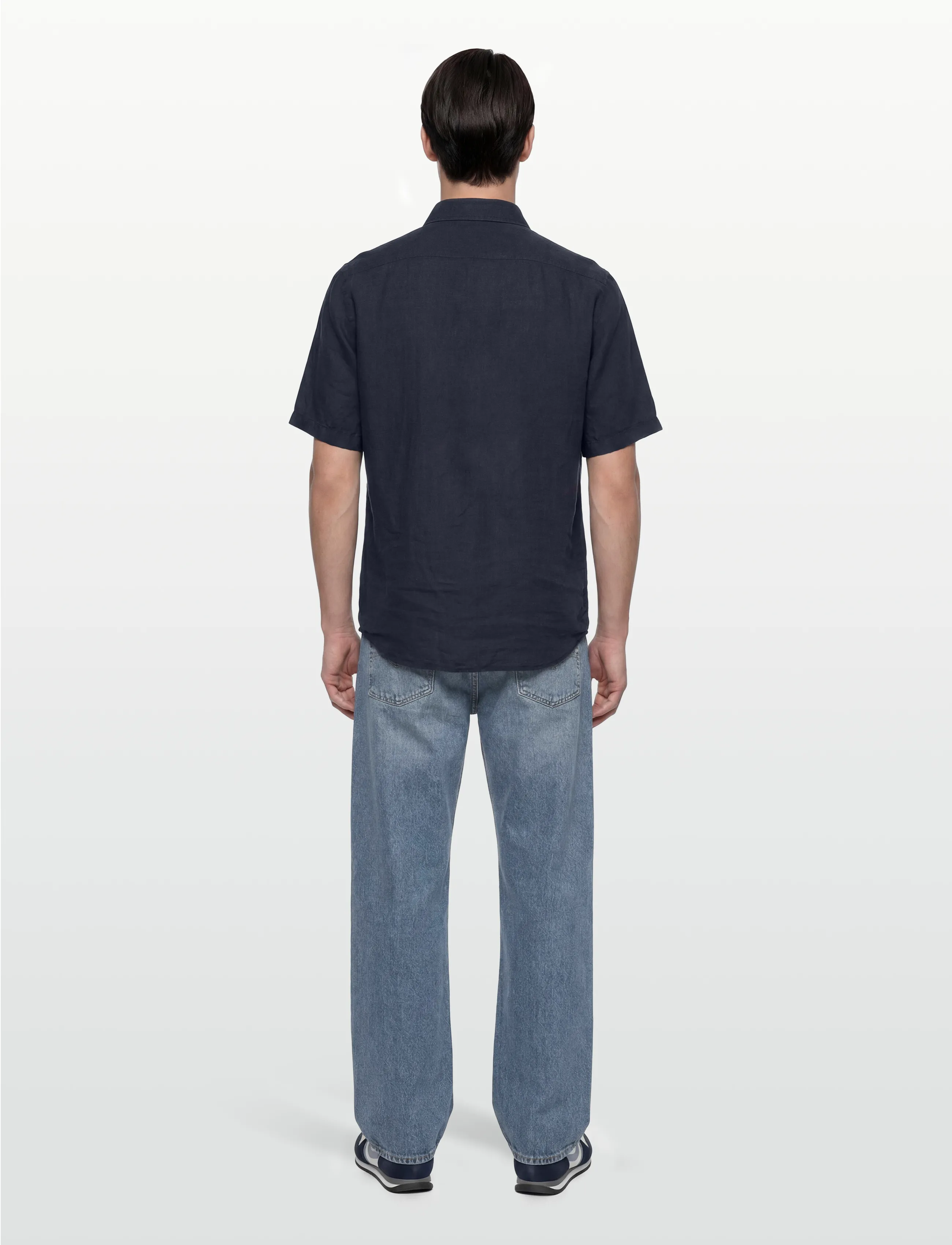 BOSS - Rash_2_M - linnen overhemden - dark blue - 4