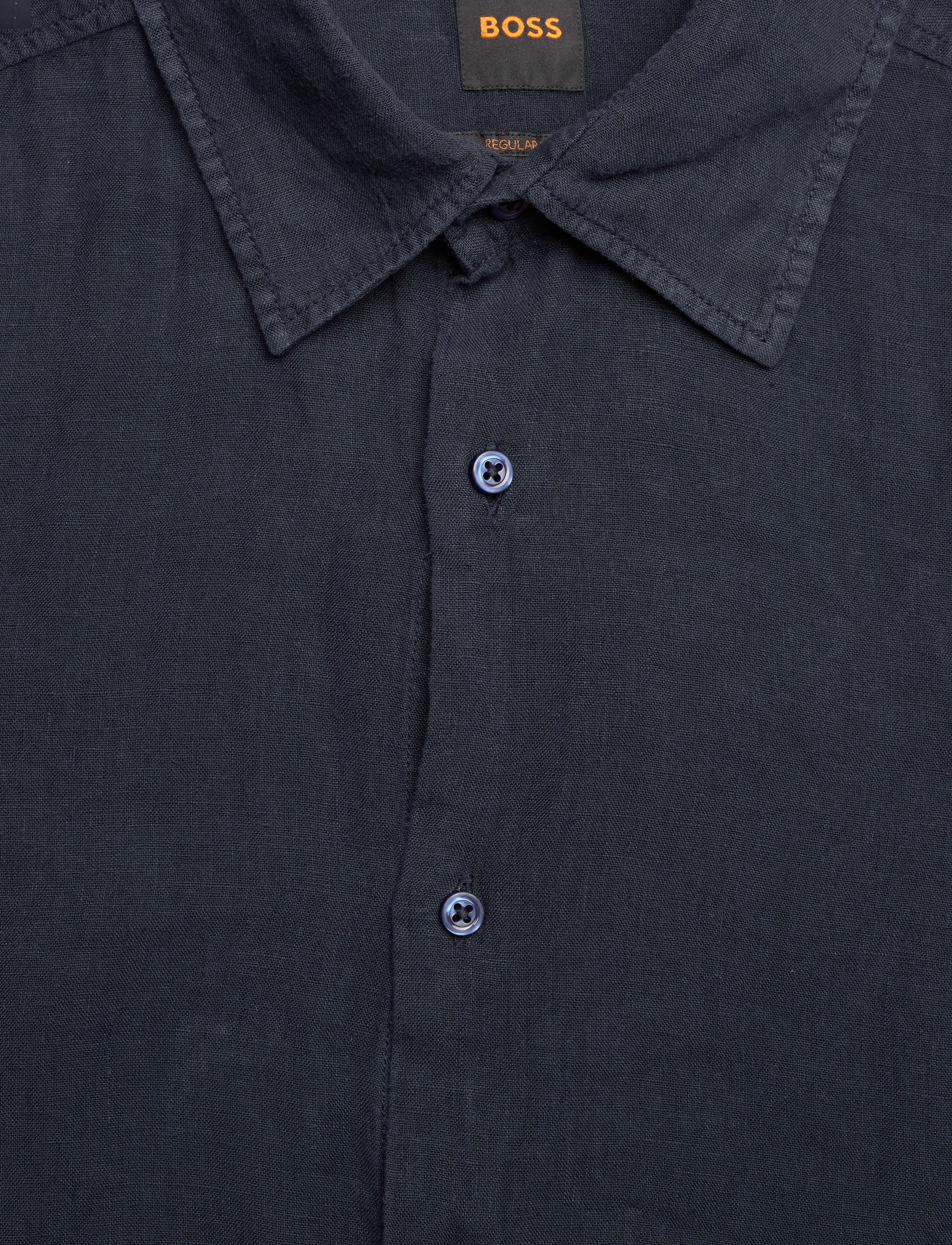 BOSS - Rash_2_M - linen shirts - dark blue - 5