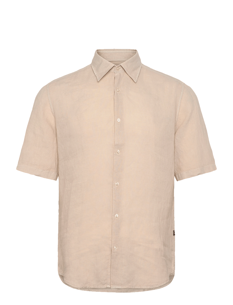 BOSS - Rash_2_M - hørskjorter - light beige - 1