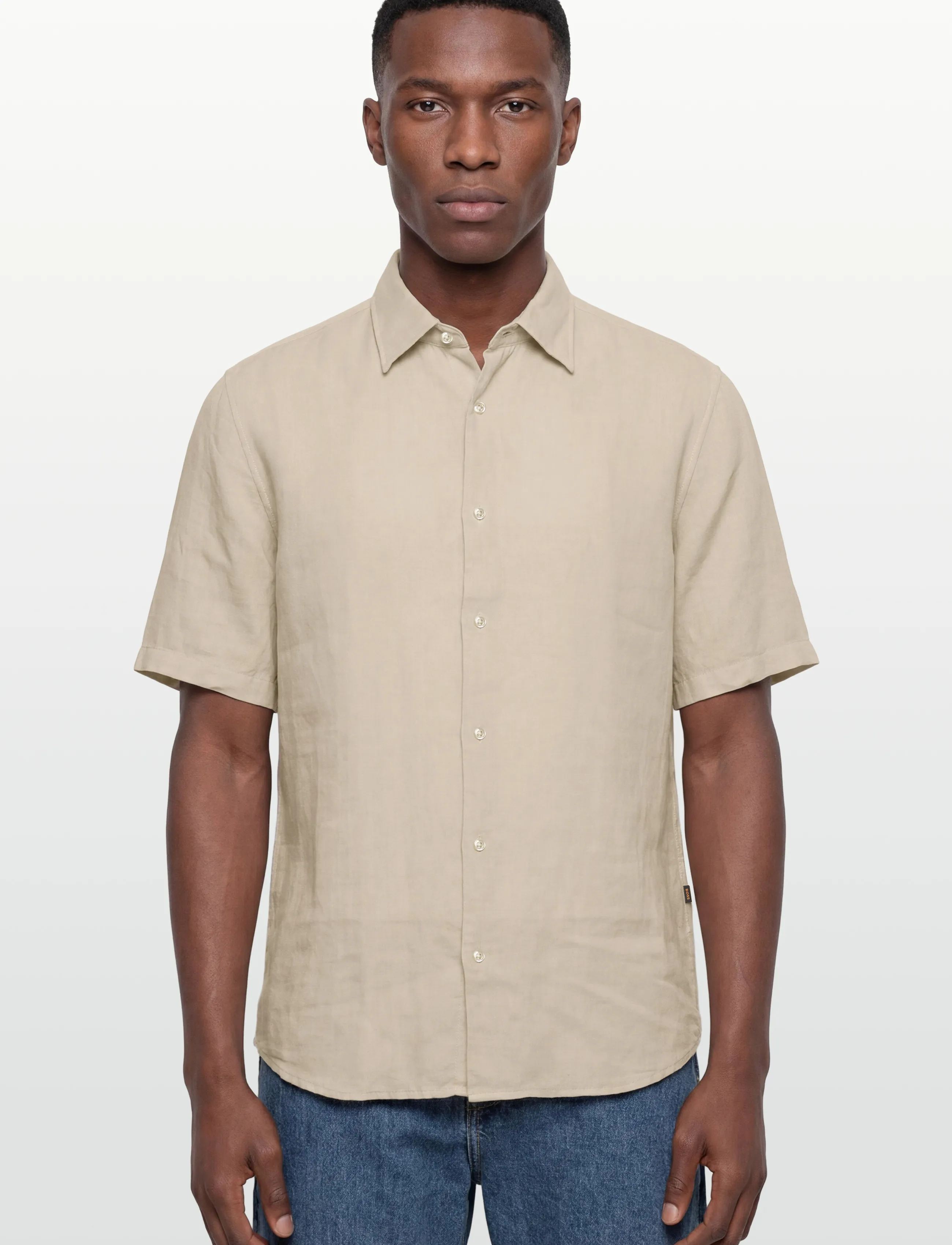 Boss Rash beige skjorta herr – bild 3