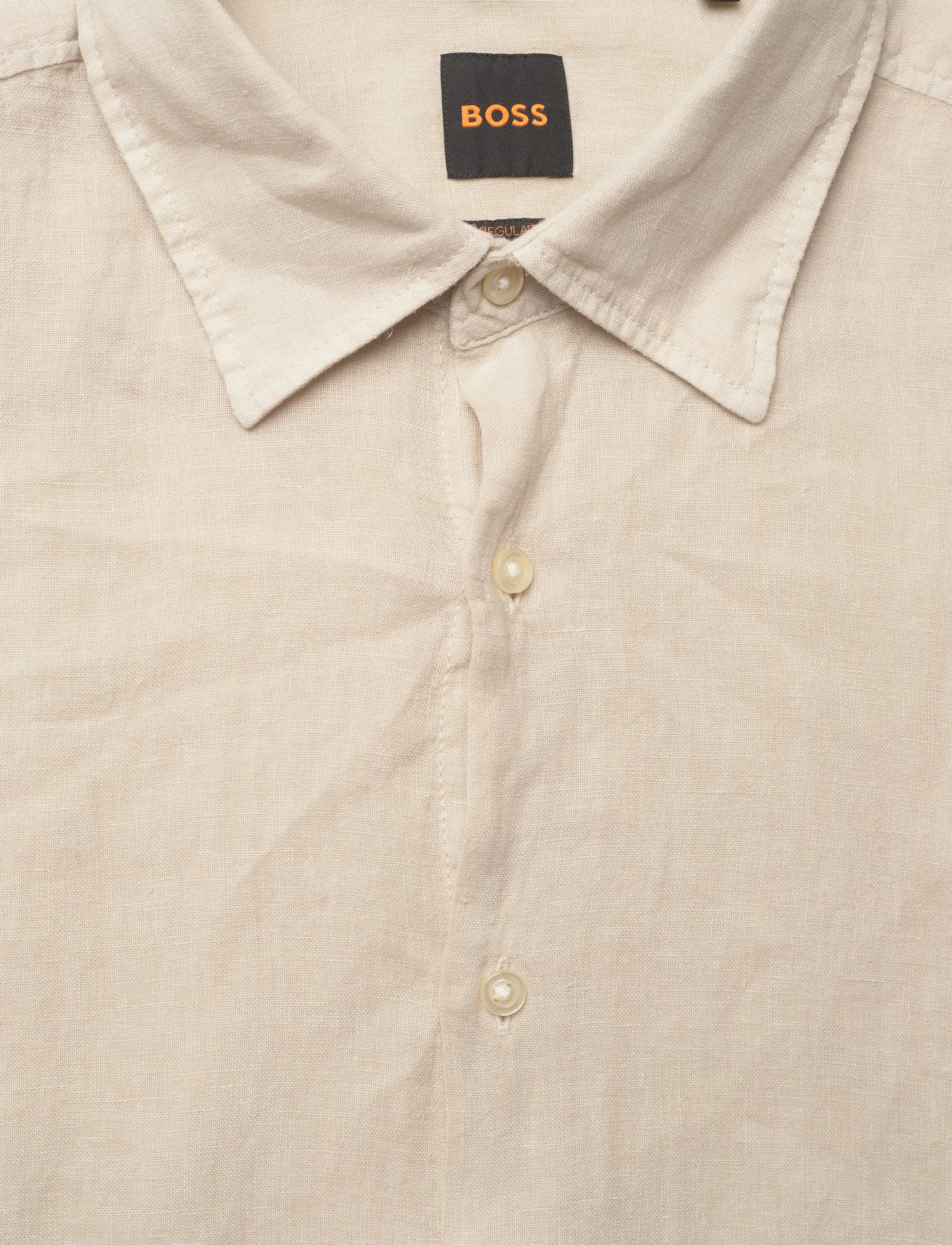 BOSS - Rash_2_M - leinenhemden - light beige - 5