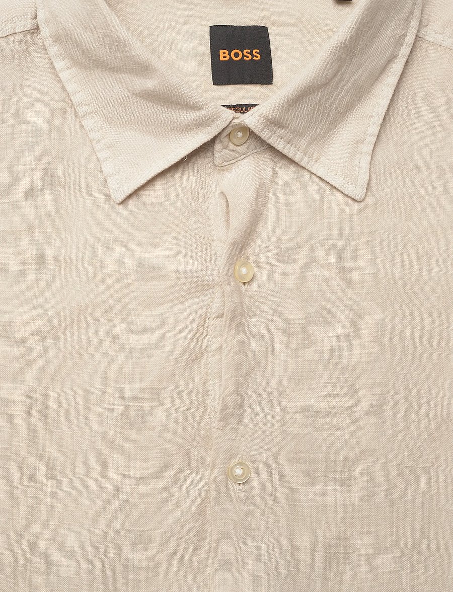 BOSS - Rash_2_M - hørskjorter - light beige - 5