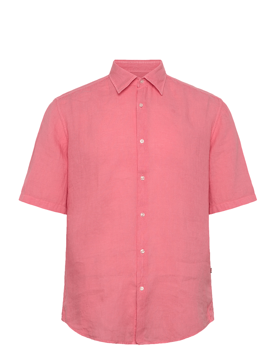 BOSS - Rash_2_M - linen shirts - light/pastel red - 1