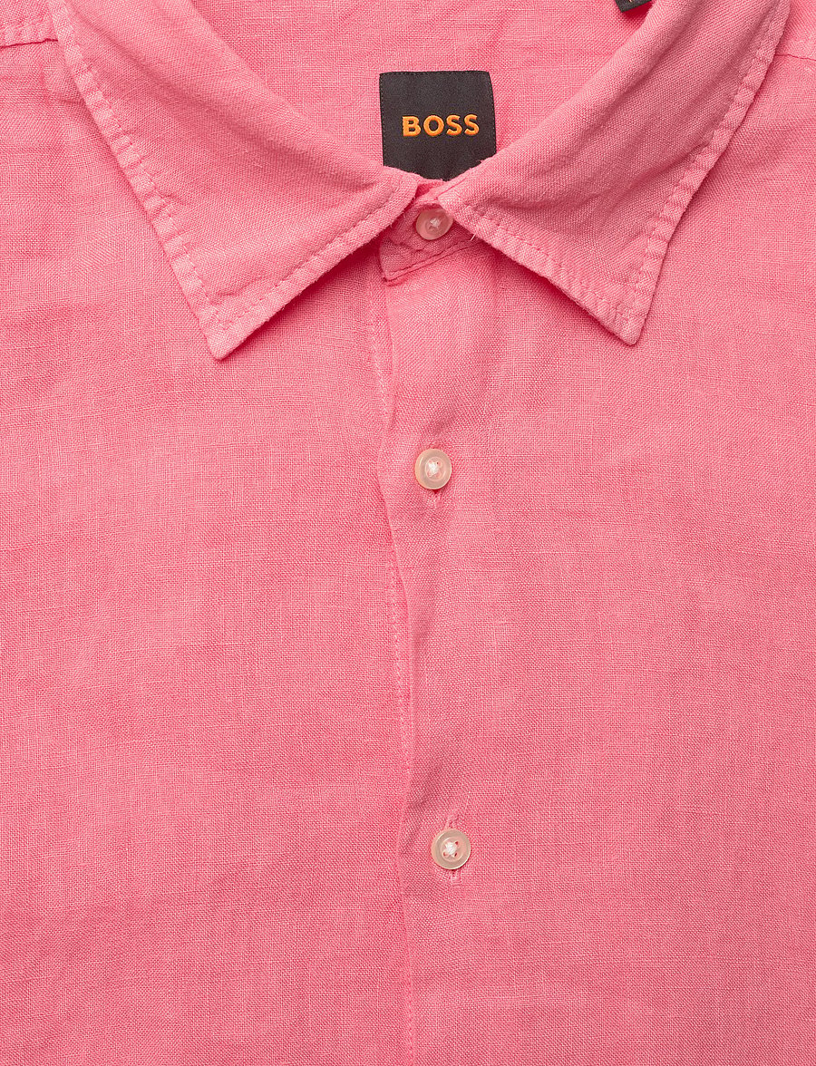 BOSS - Rash_2_M - linen shirts - light/pastel red - 5