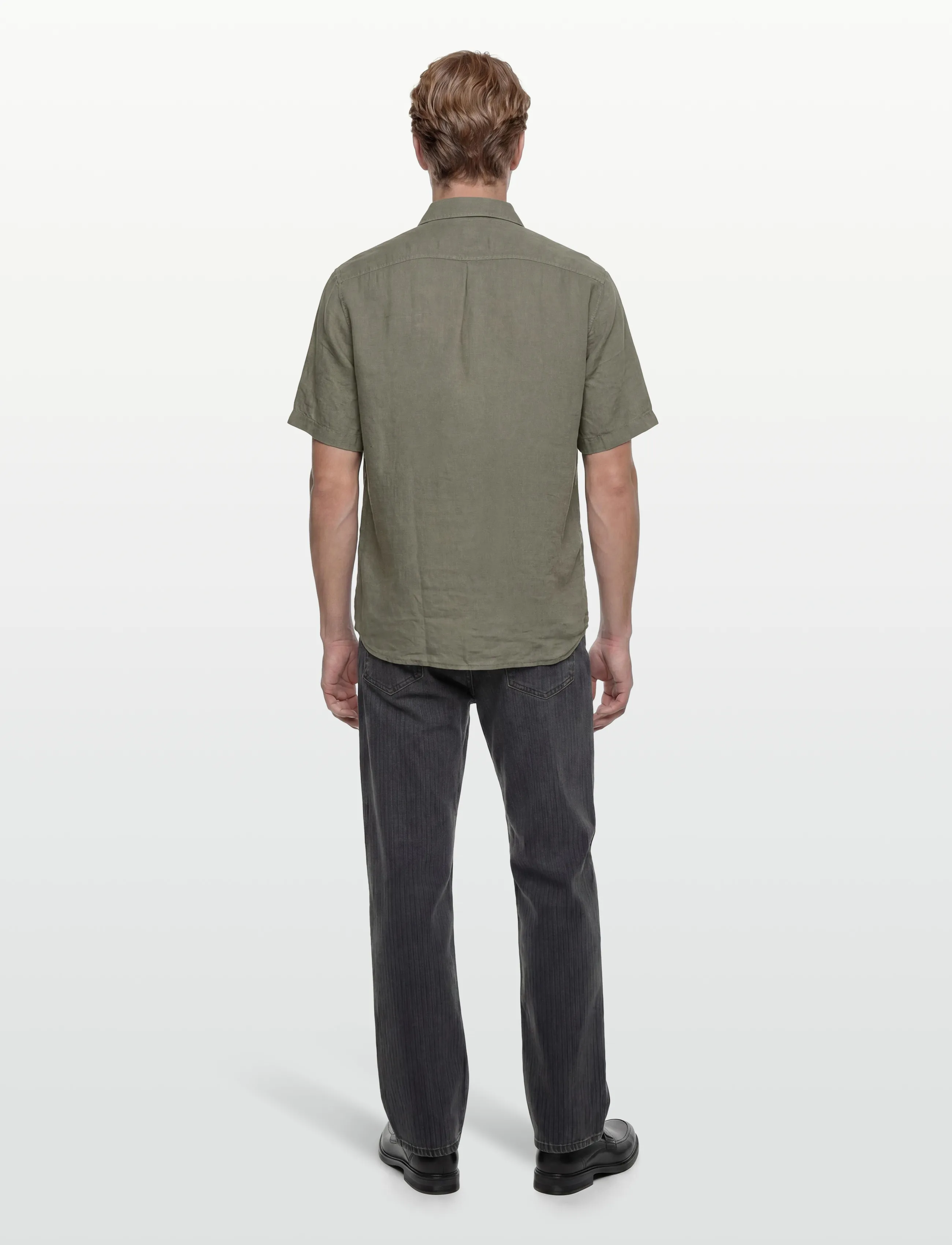 BOSS - Rash_2_M - leinenhemden - open grey - 4
