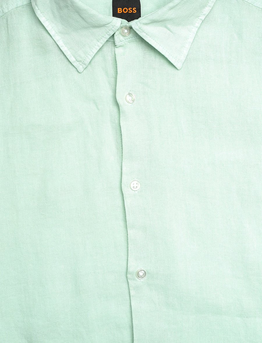 BOSS - Rash_2_M - linen shirts - turquoise/aqua - 5