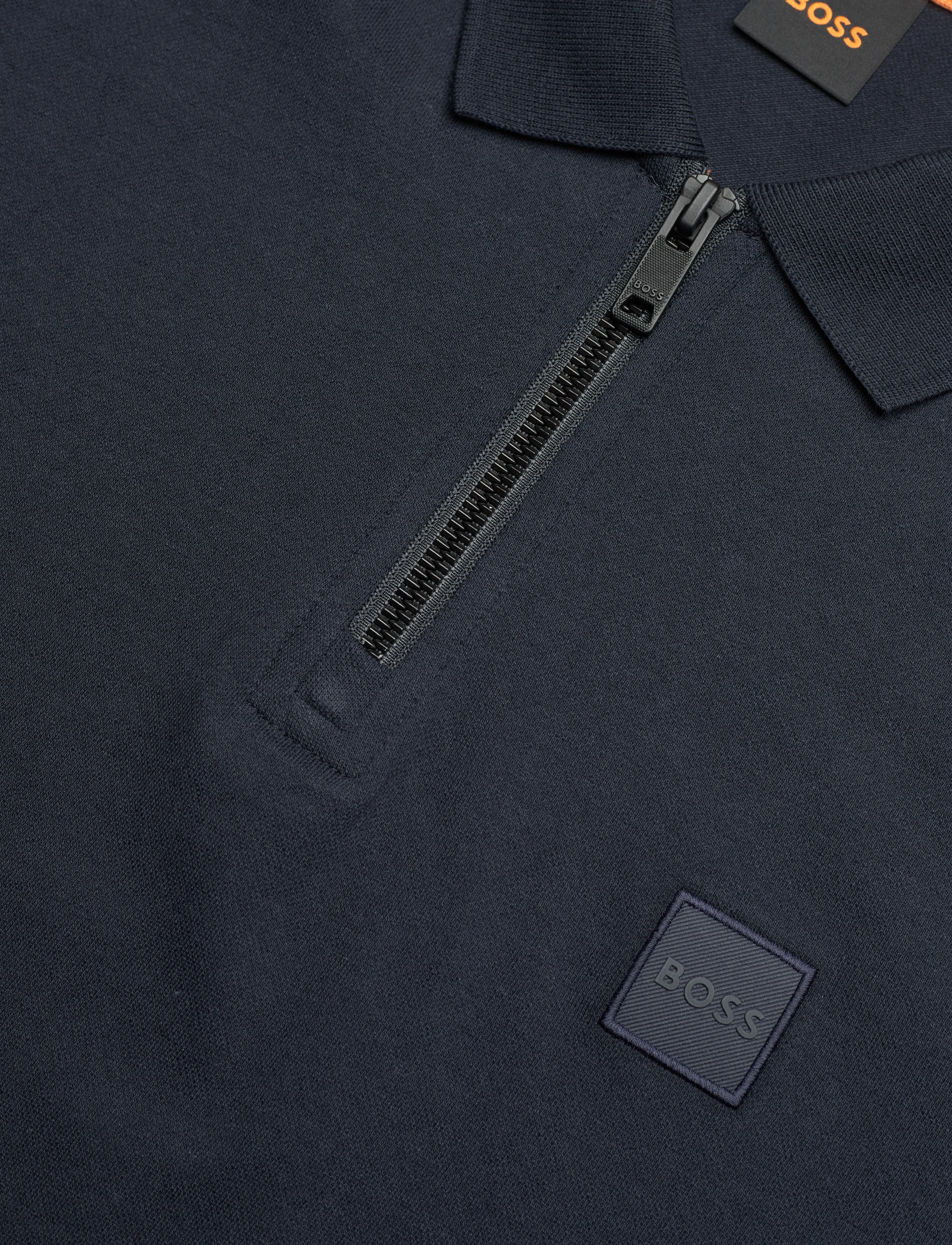 BOSS - Passerzip - polo marškinėliai trumpomis rankovėmis - dark blue - 5