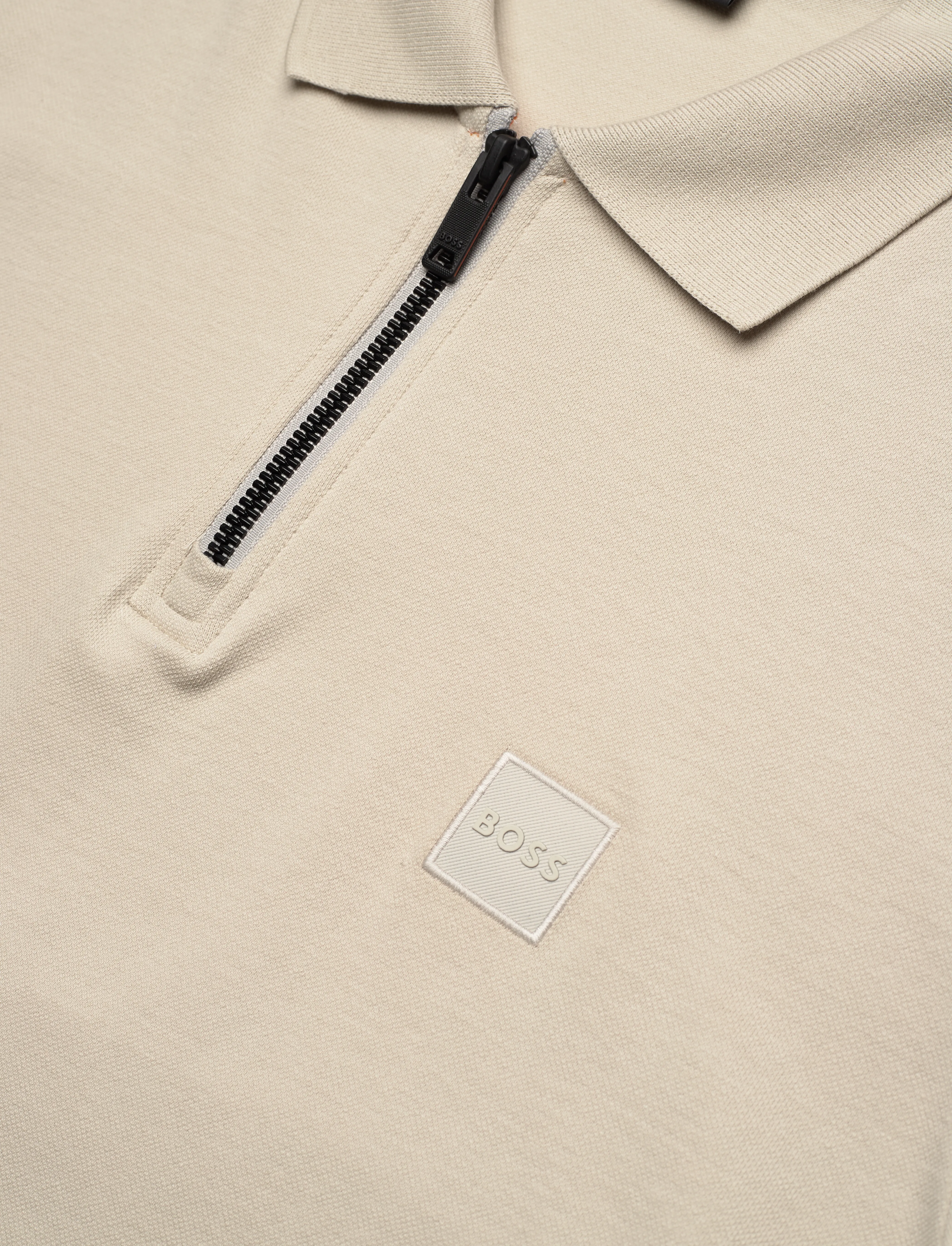 BOSS - Passerzip - kurzärmelig - light beige - 2