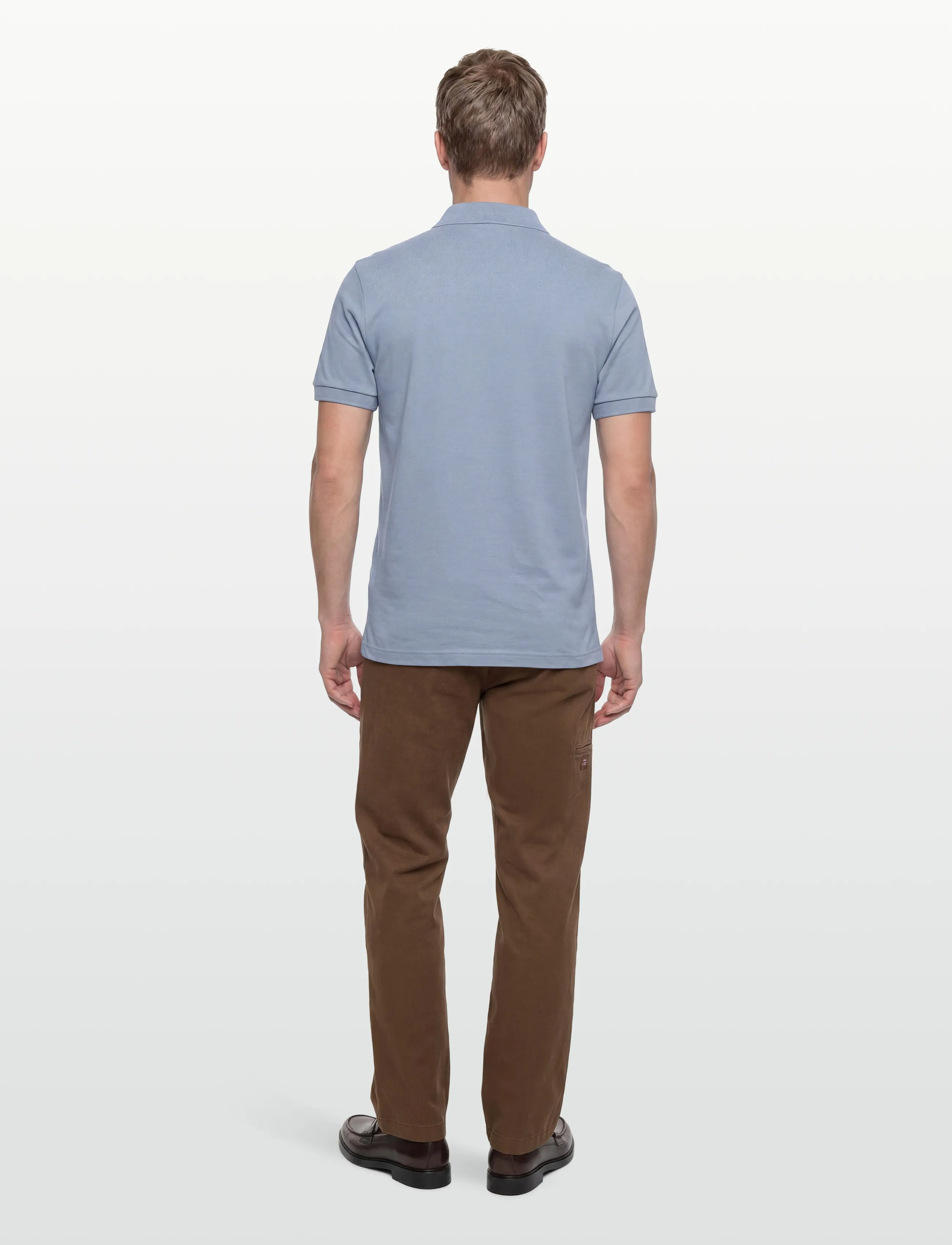 BOSS - Passerzip - short-sleeved polos - light/pastel blue - 4