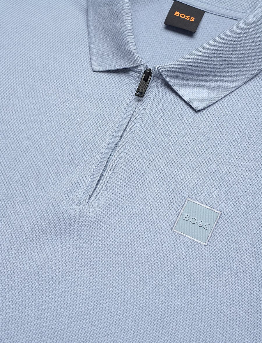BOSS - Passerzip - kurzärmelig - light/pastel blue - 5