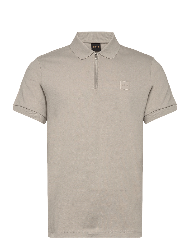 BOSS - Passerzip - kurzärmelig - open grey - 1