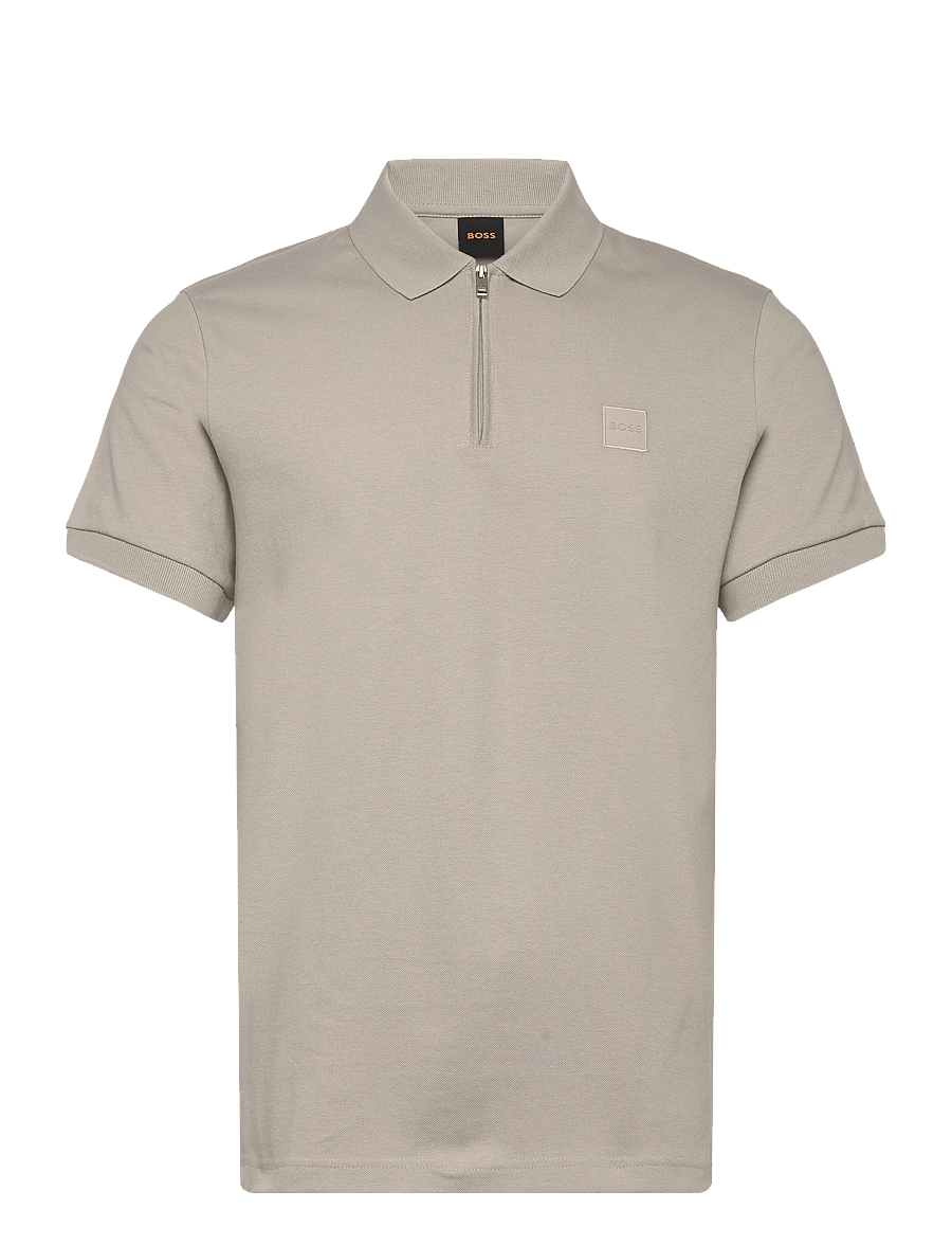 BOSS - Passerzip - kurzärmelig - open grey - 1