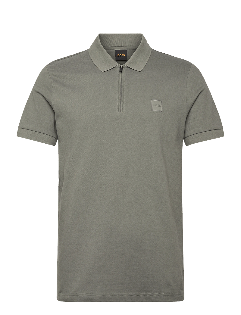 BOSS - Passerzip - kurzärmelig - open grey - 1