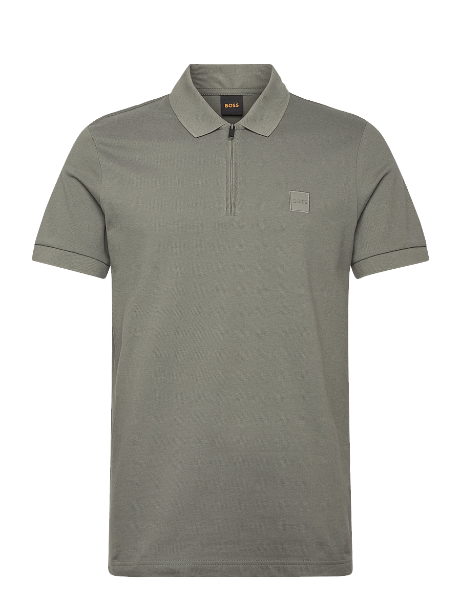 BOSS - Passerzip - kurzärmelig - open grey - 1