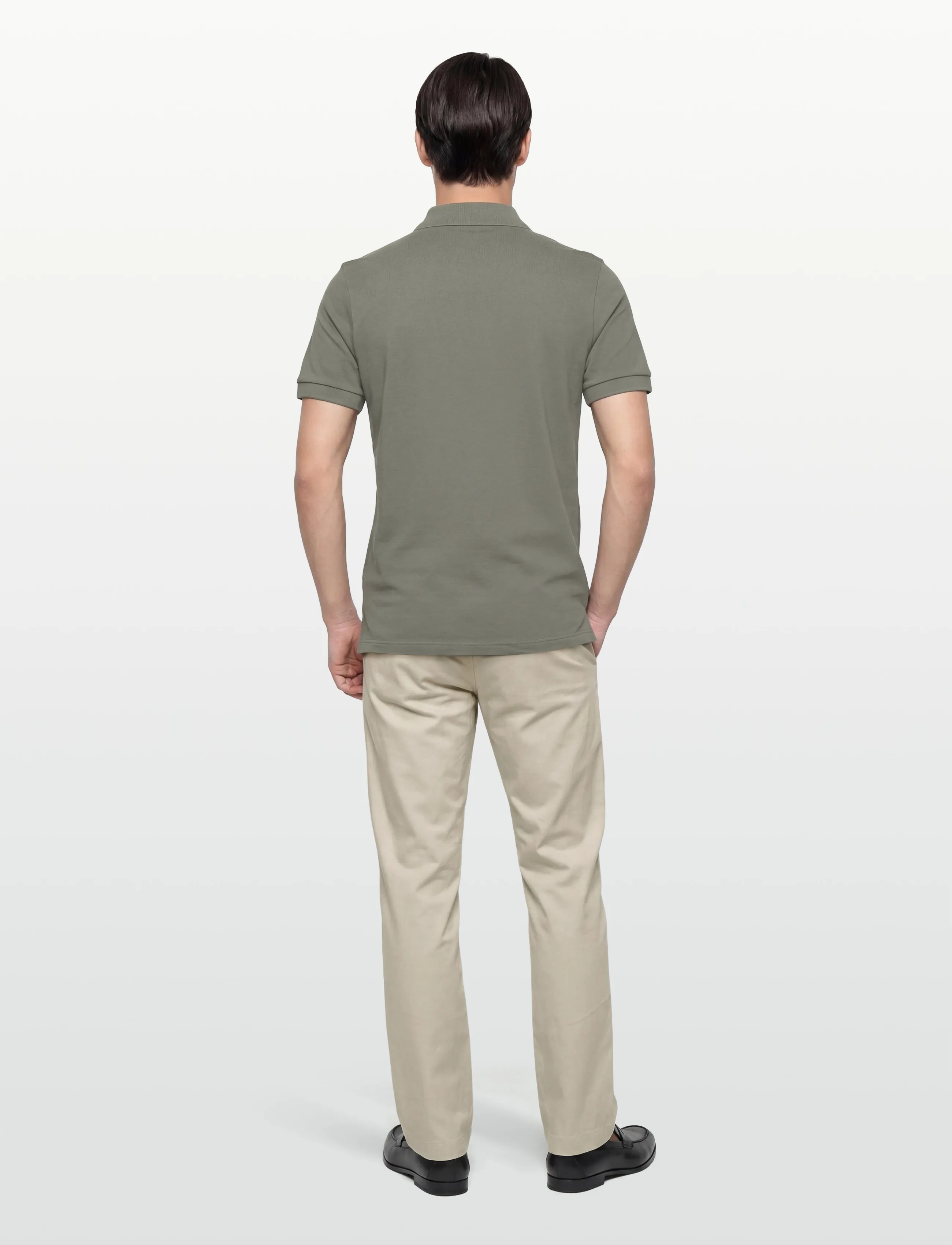 BOSS - Passerzip - short-sleeved polos - open grey - 4