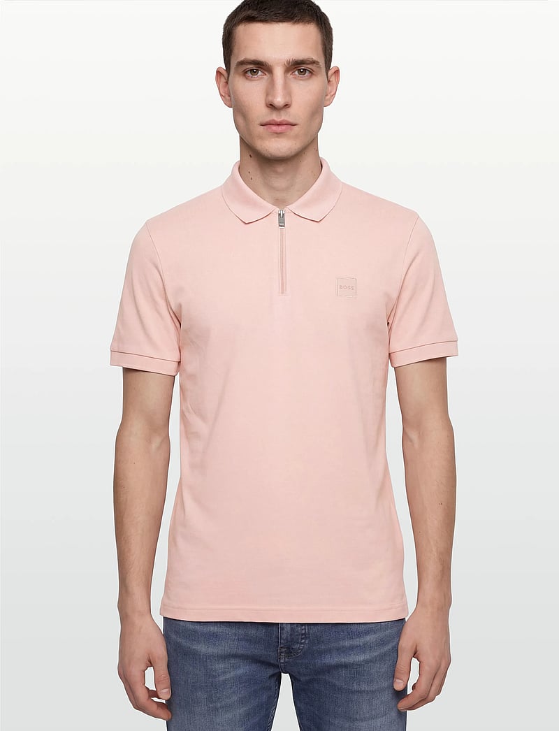 BOSS - Passerzip - kurzärmelig - open pink - 3