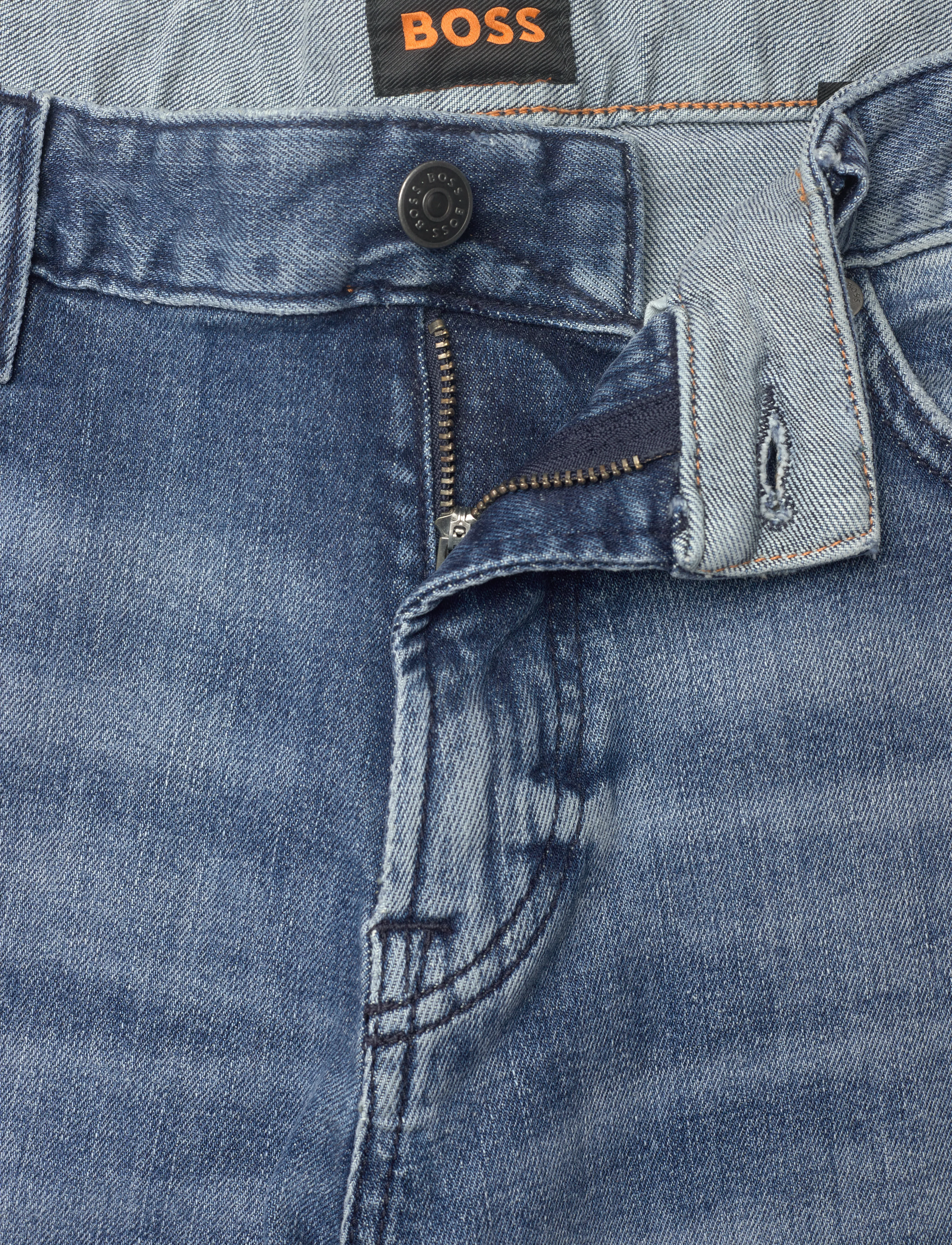 BOSS - Re.Maine Shorts BO - short en jean - medium blue - 3
