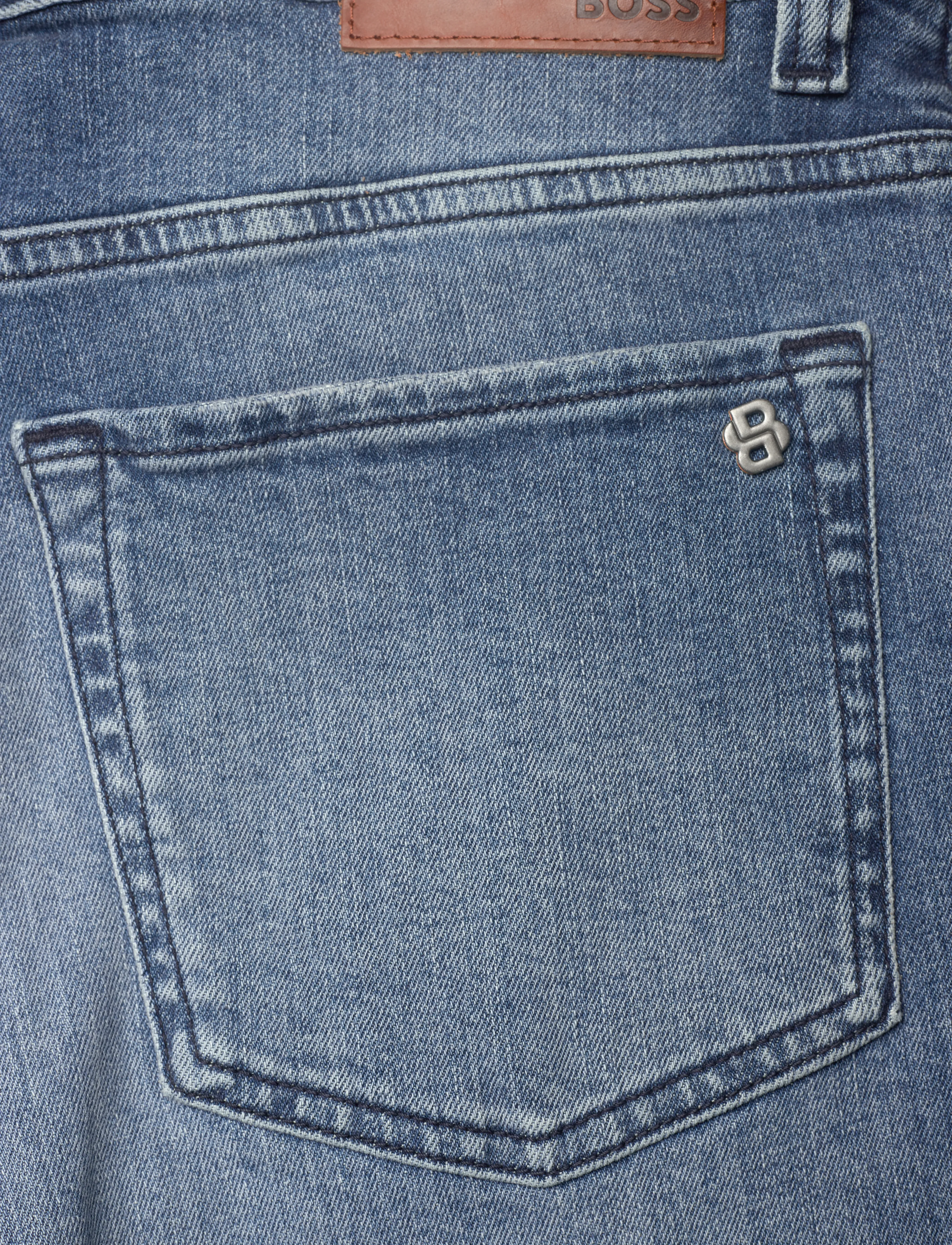 BOSS - Re.Maine Shorts BO - lühikesed teksapüksid - medium blue - 4