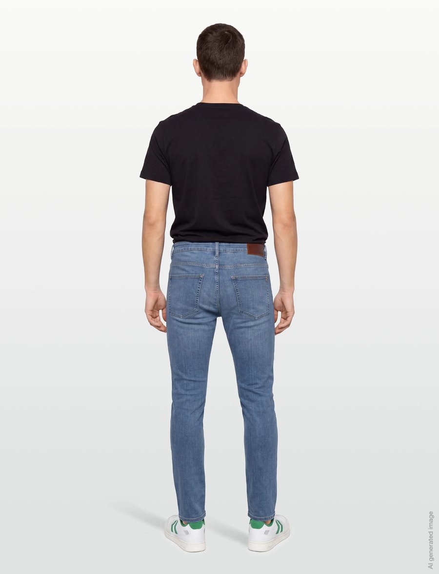 BOSS - DELAWARE BO - slim-fit jeans - bright blue - 4