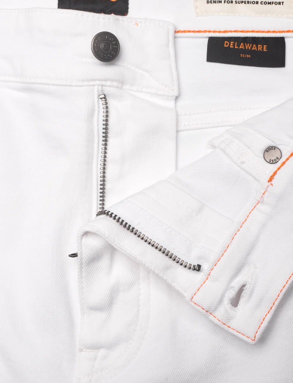 BOSS - DELAWARE BO - kitsad teksad - white - 3