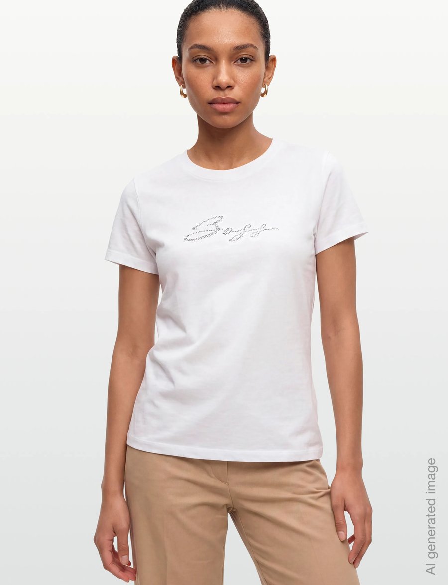 BOSS - C_Esogo_2_MA_crystal - t-shirts - natural - 3
