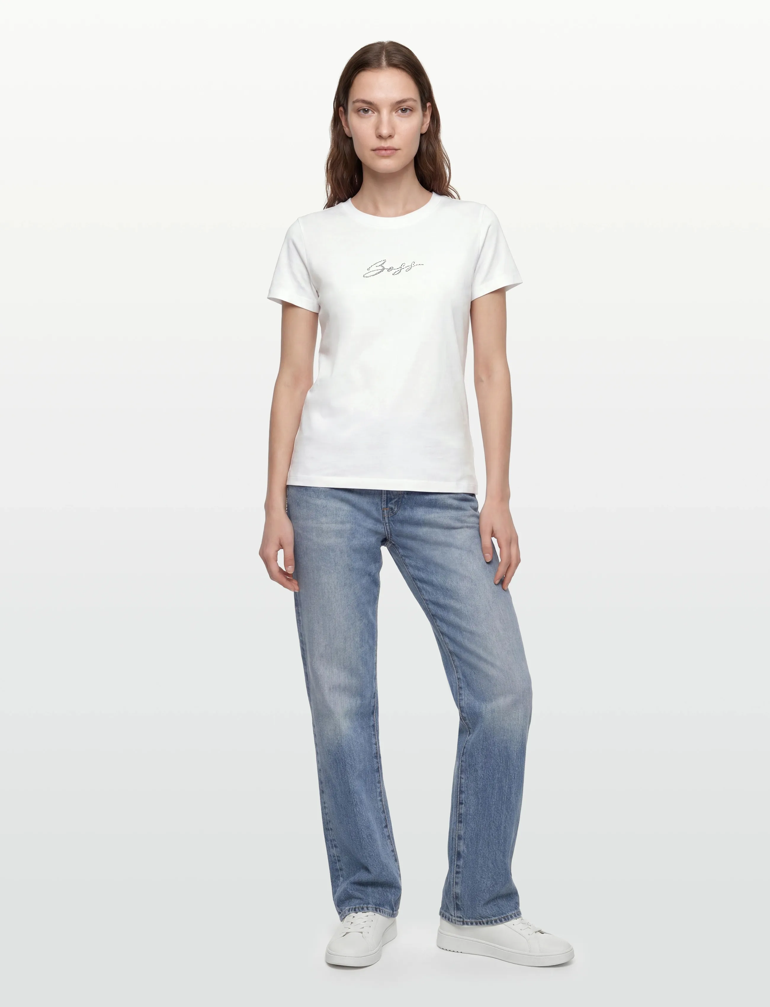 BOSS - C_Esogo_2_MA_crystal - t-shirts - white - 0