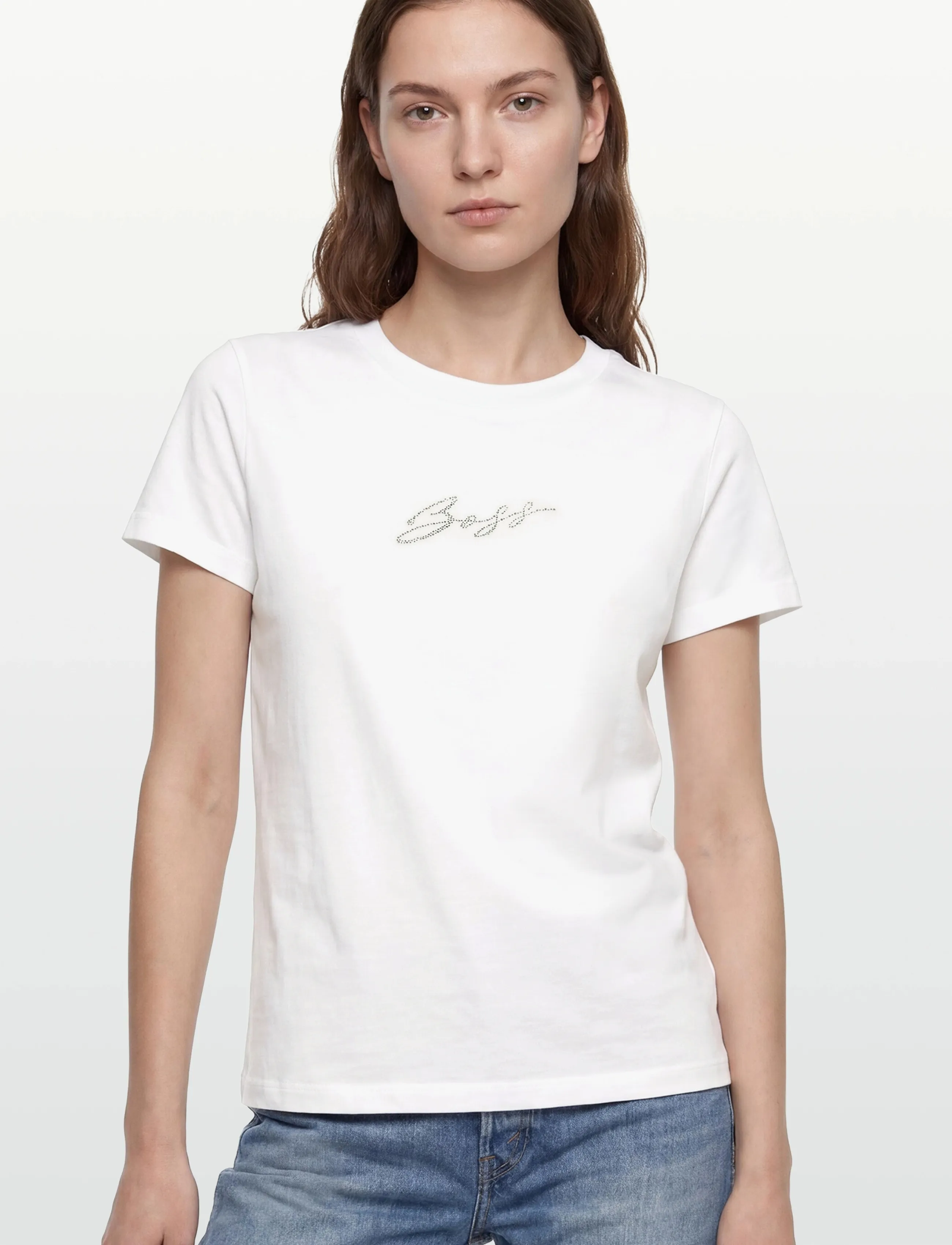 BOSS - C_Esogo_2_MA_crystal - t-shirts - white - 3