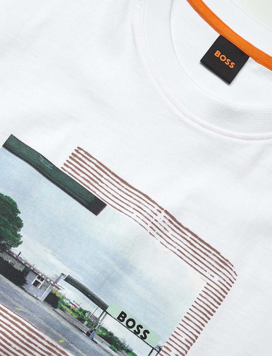 BOSS - Te_ontheway - kurzärmelige t-shirts - white - 2