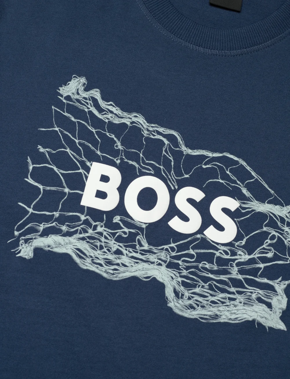 BOSS - Te_logospace - short-sleeved t-shirts - open blue - 2