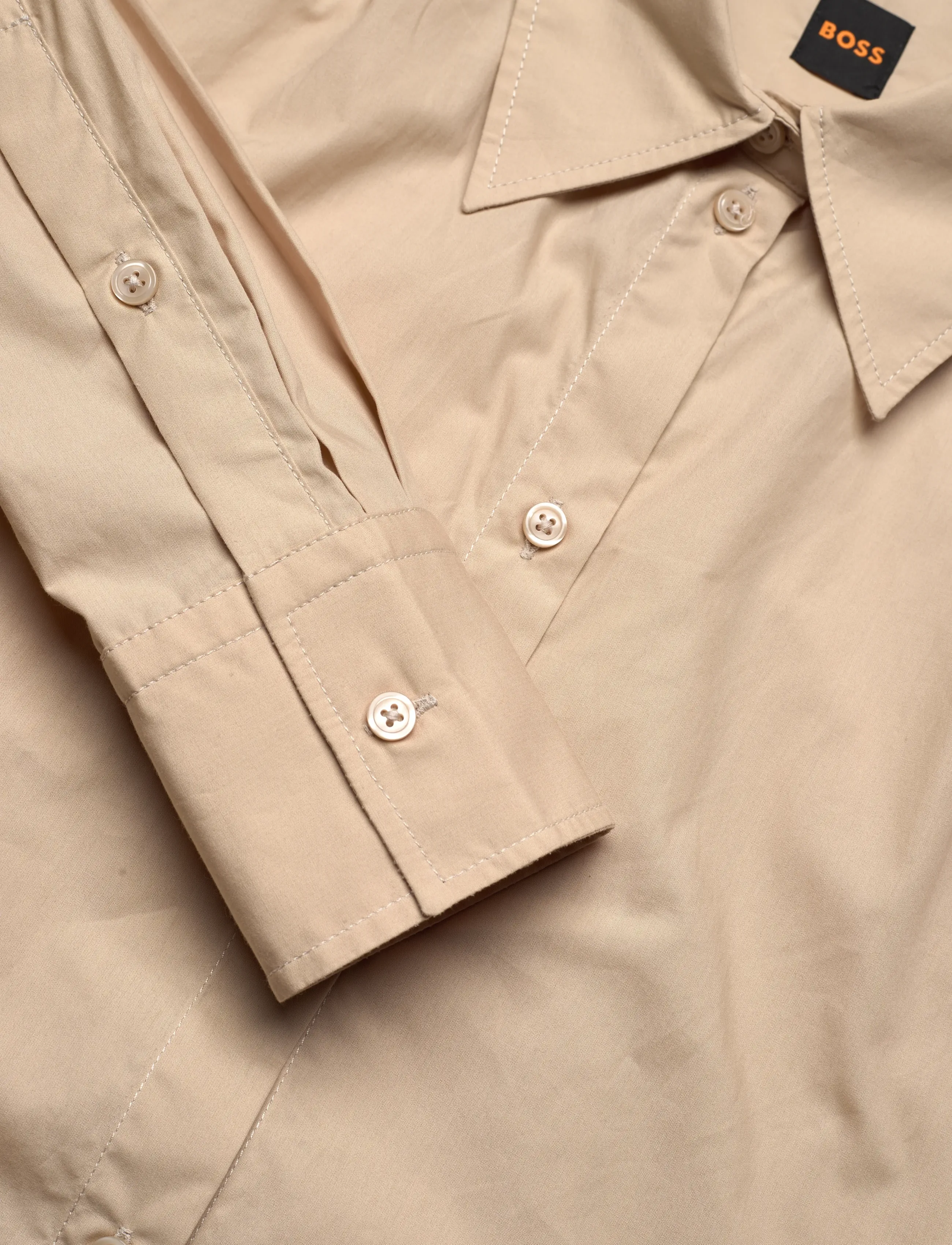 BOSS - C_Delegant_1 - skjortekjoler - open beige - 2