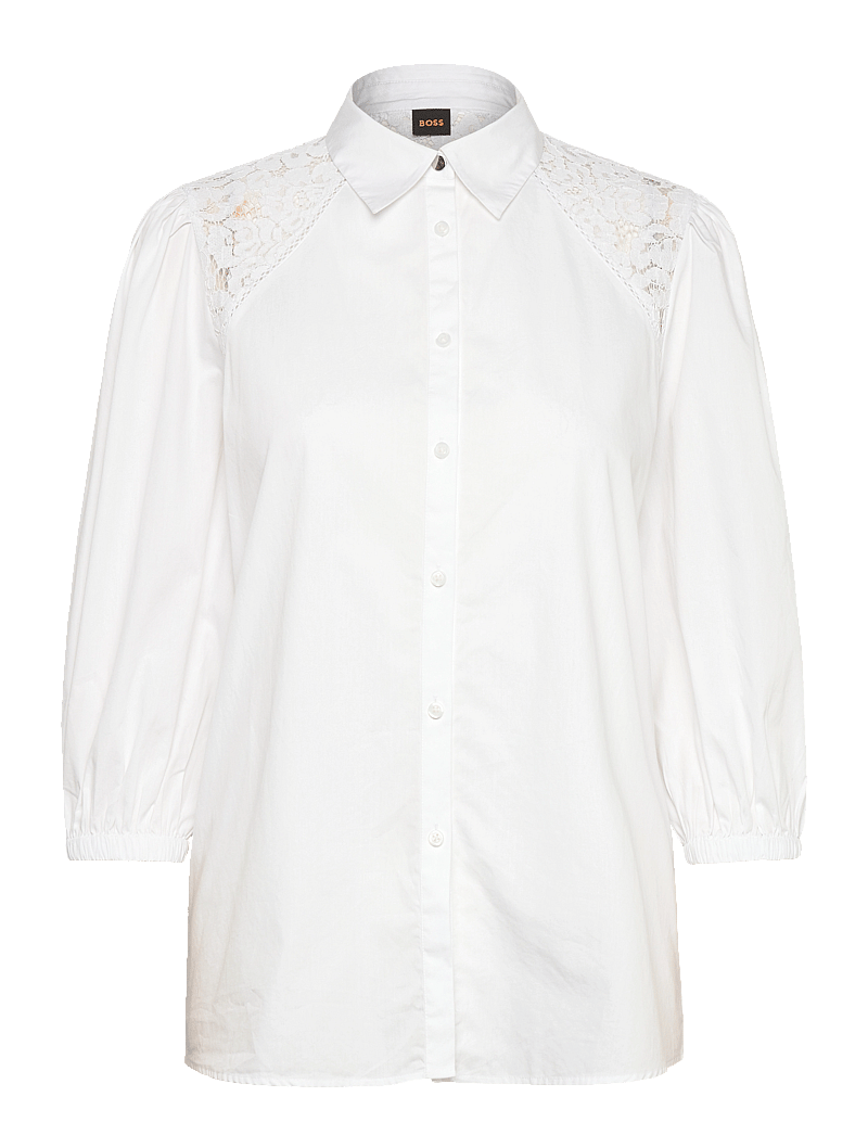 BOSS - C_Brenda - long-sleeved shirts - white - 0