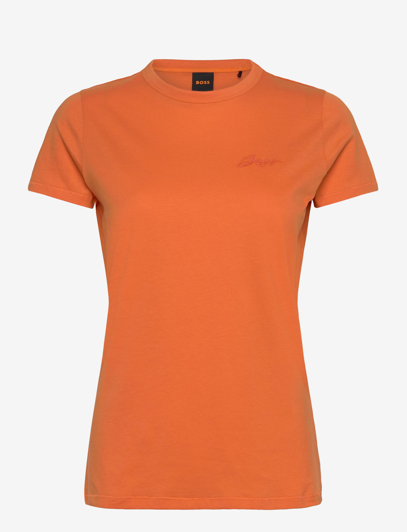 BOSS - C_Elogo_20 - t-shirts - open orange - 0