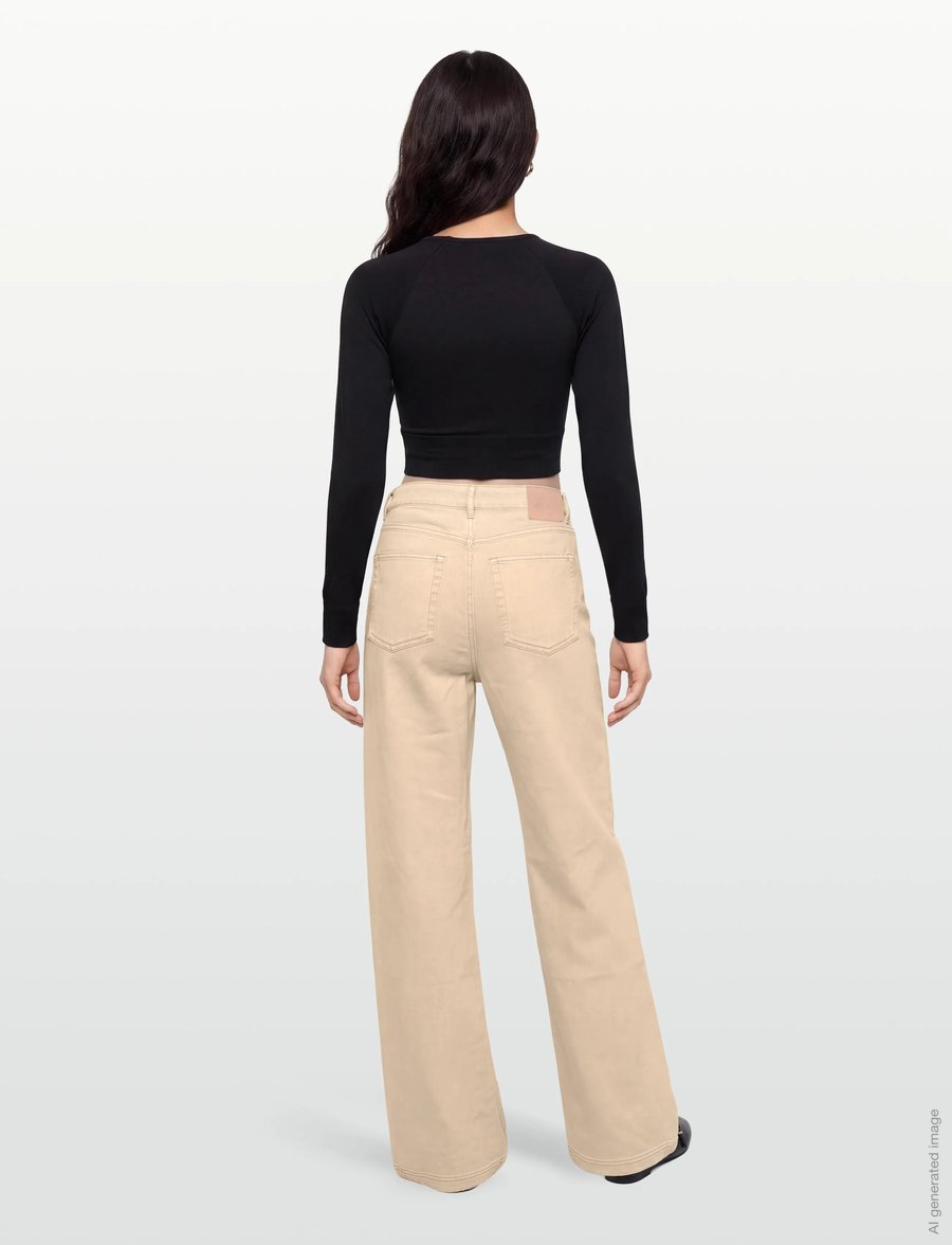 BOSS - C_TMarlina-D - hosen mit weitem bein - rust/copper - 4